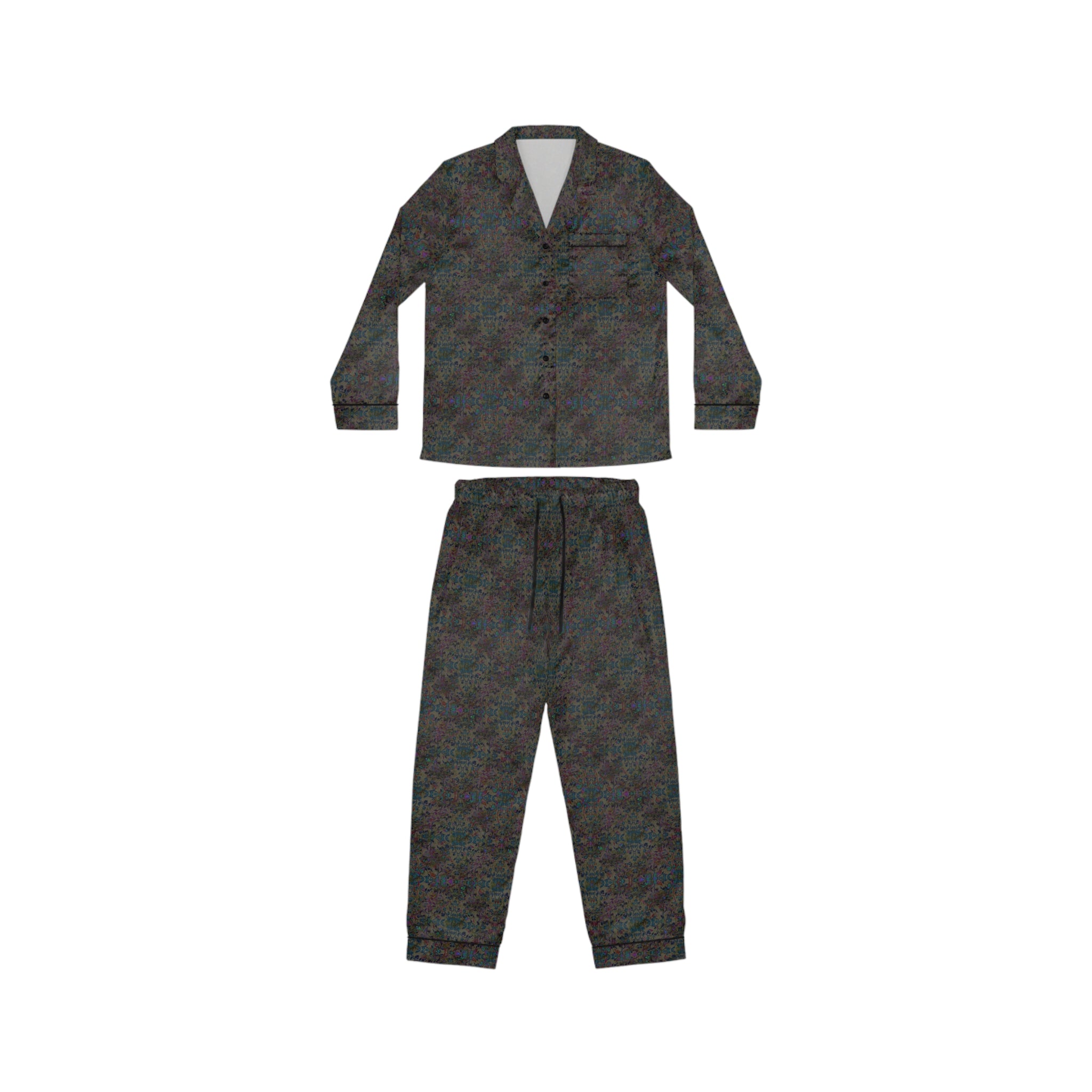 Women's Satin Pajamas - Hidden Weave No.10