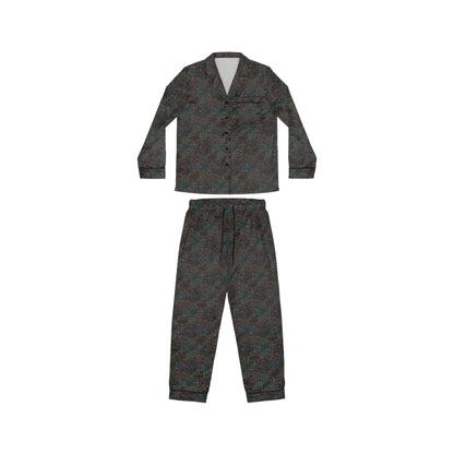 Women's Satin Pajamas - Hidden Weave No.10