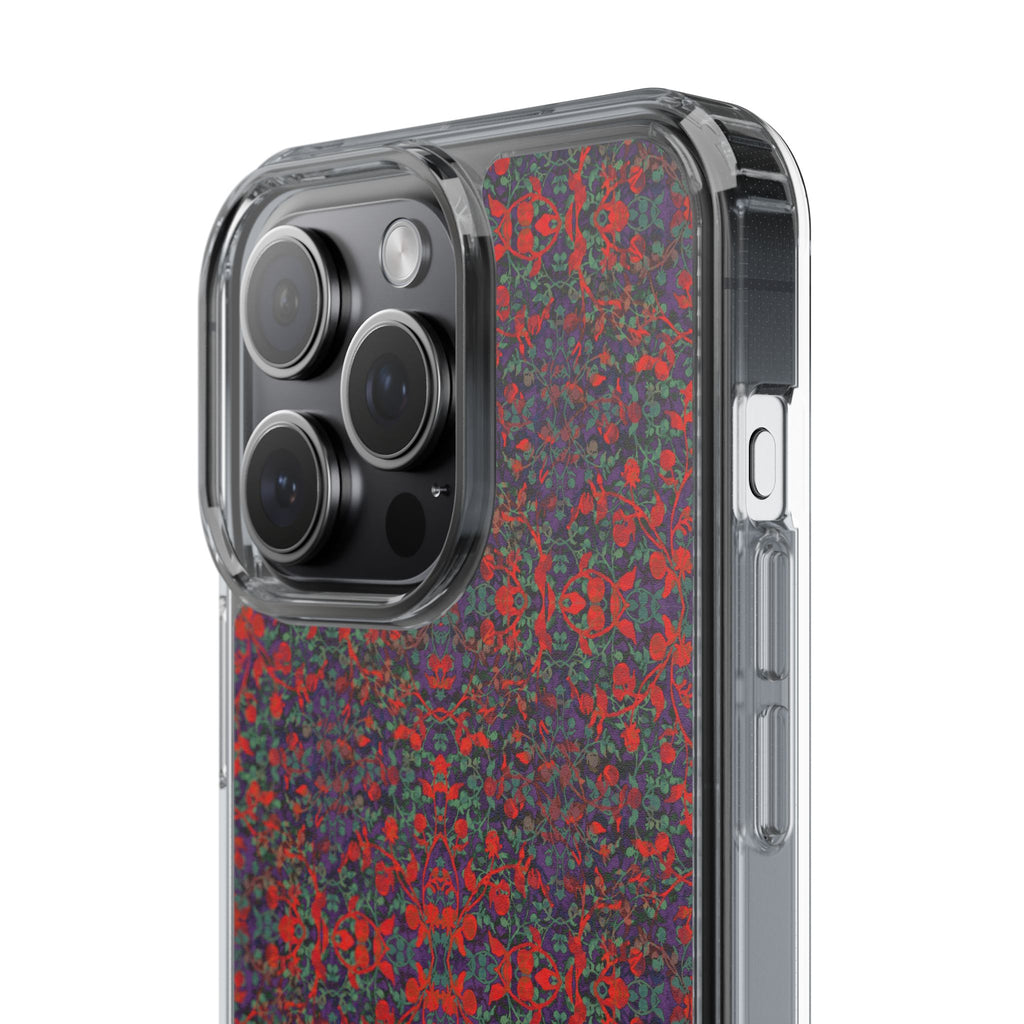 iPhone 15 Clear Case – Hidden Weave Series No.25