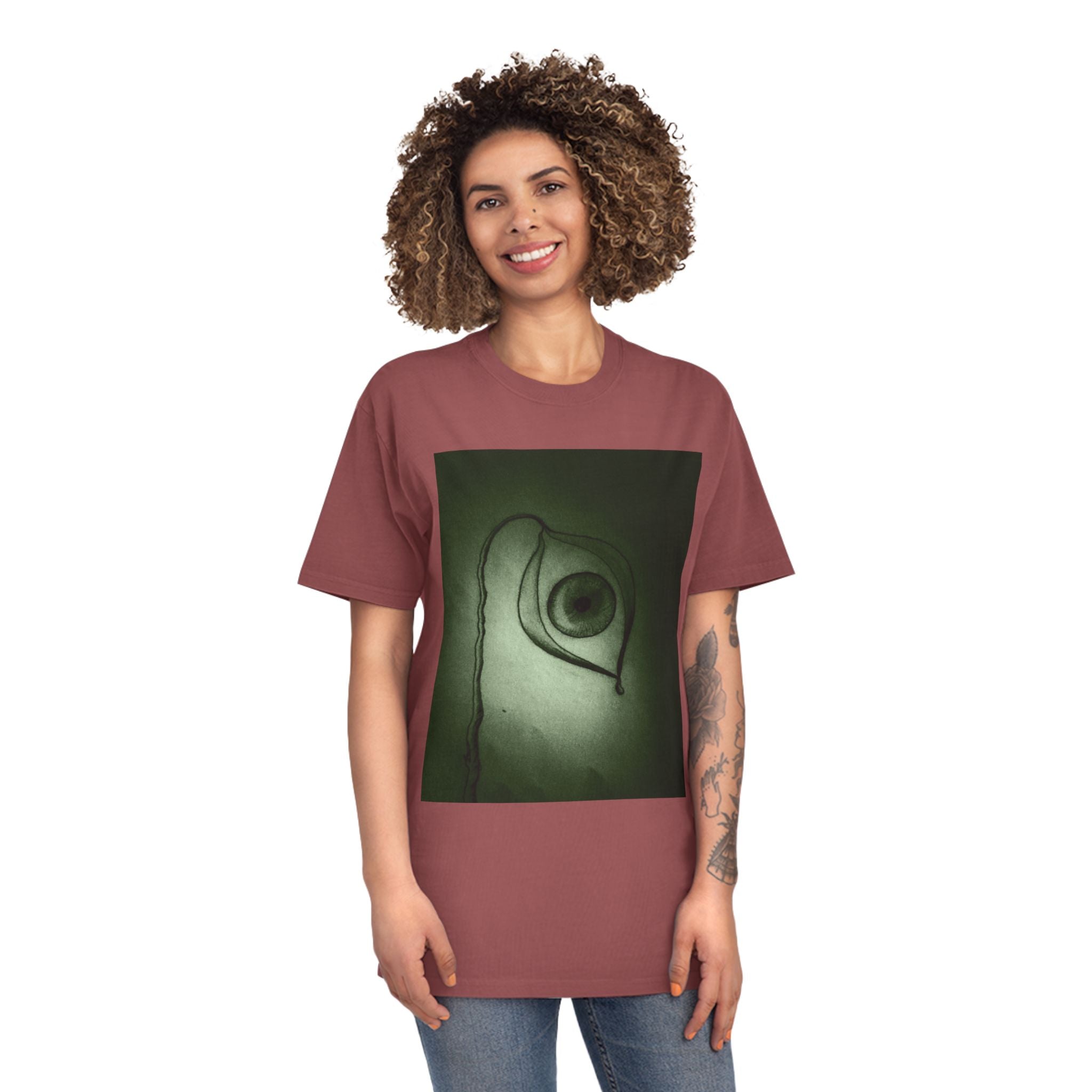 Unisex Faded Shirt - Eye Plants No.2