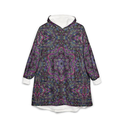 Unisex Hooded Blanket - Kaleidoscope P5 No.33