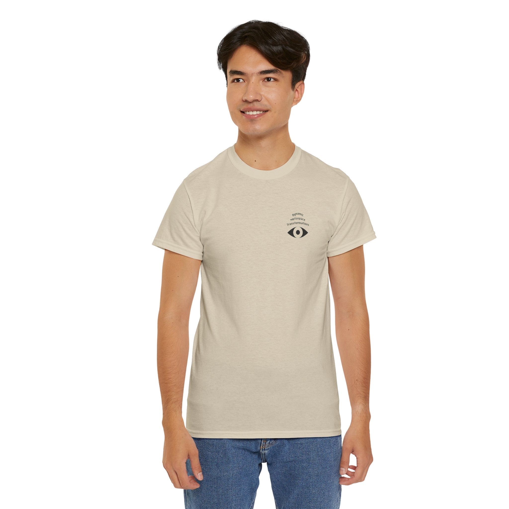 Unisex Heavy Cotton Tee (Back) - DMT Seer No.5