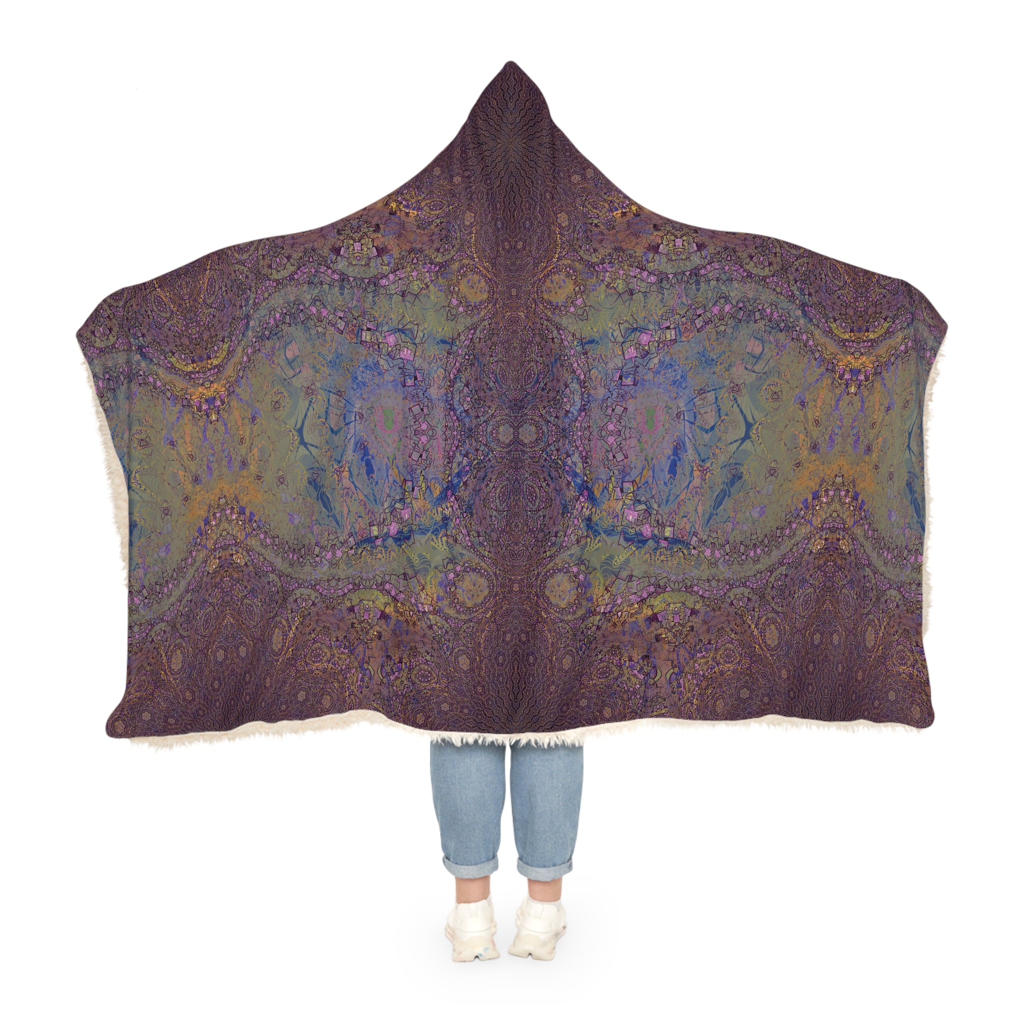 Snuggle Blanket - Love Light Fractals No.12