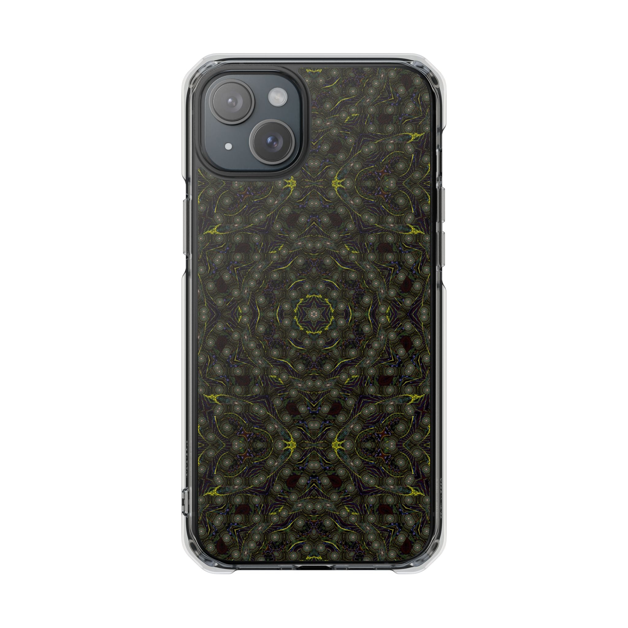 iPhone 15 Magnetic Clear Impact Case - P5 Kaleidoscopic No.2