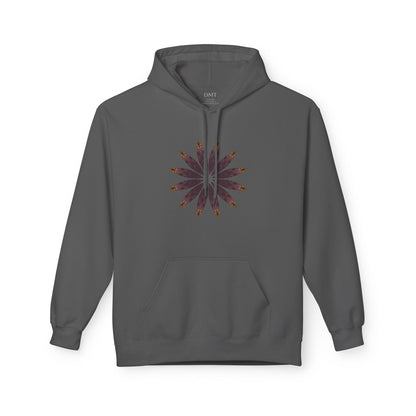 Unisex Midweight Softstyle Fleece Hoodie - Love Light Mandalas No.2