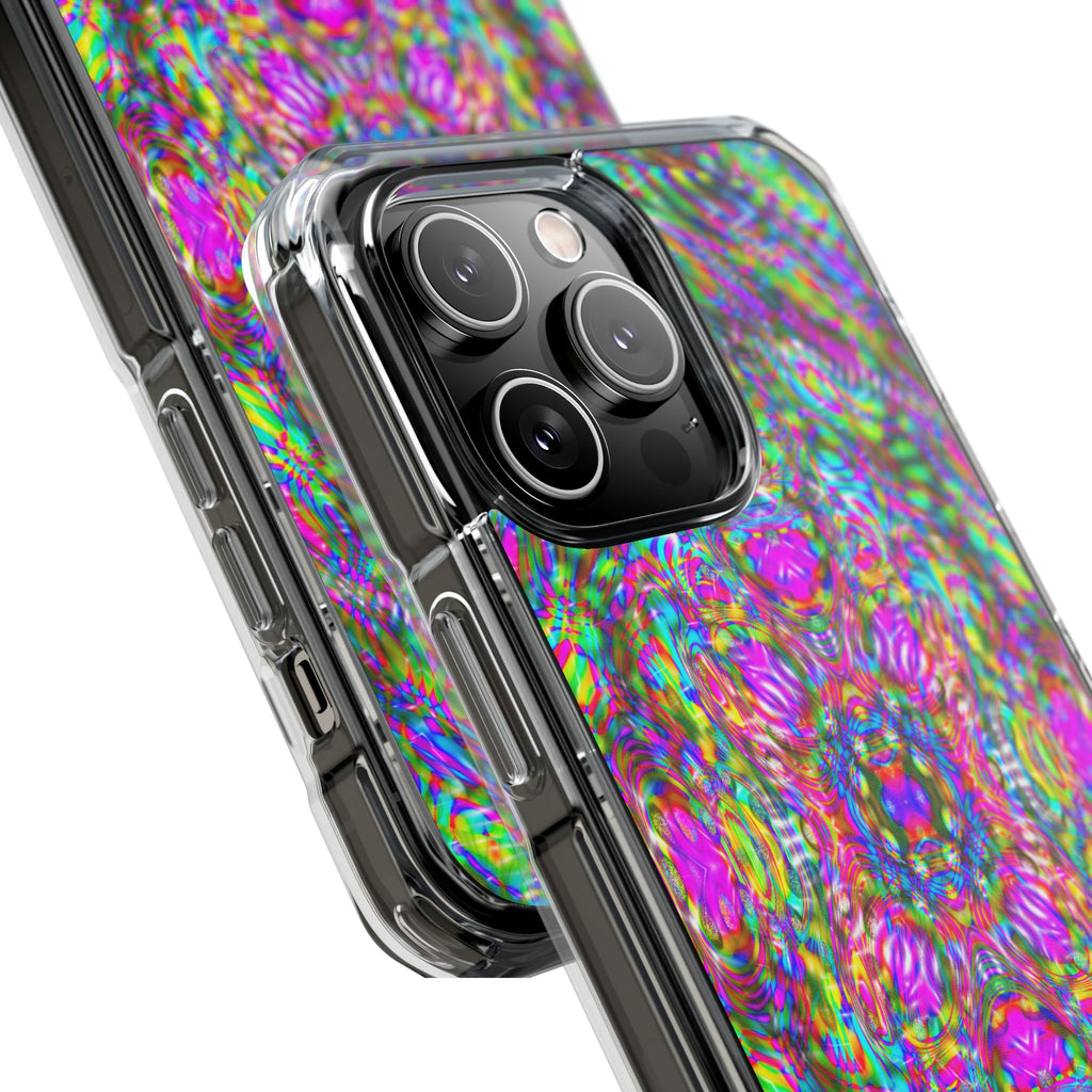 iPhone 14 Magnetic Clear Impact Case - DMT Scribe Tiles No.4