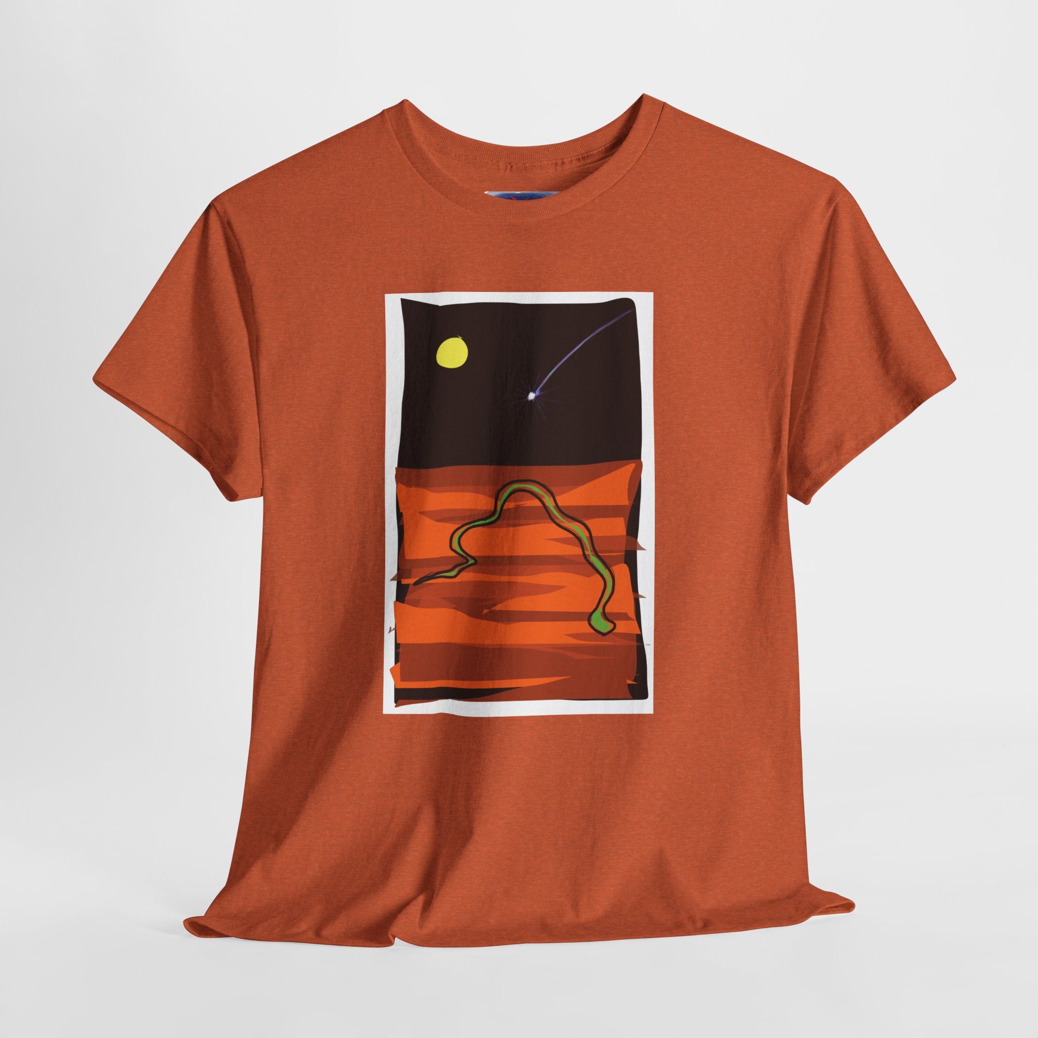 Unisex Heavy Cotton Tee - The Traveller Series (Shooting Star)