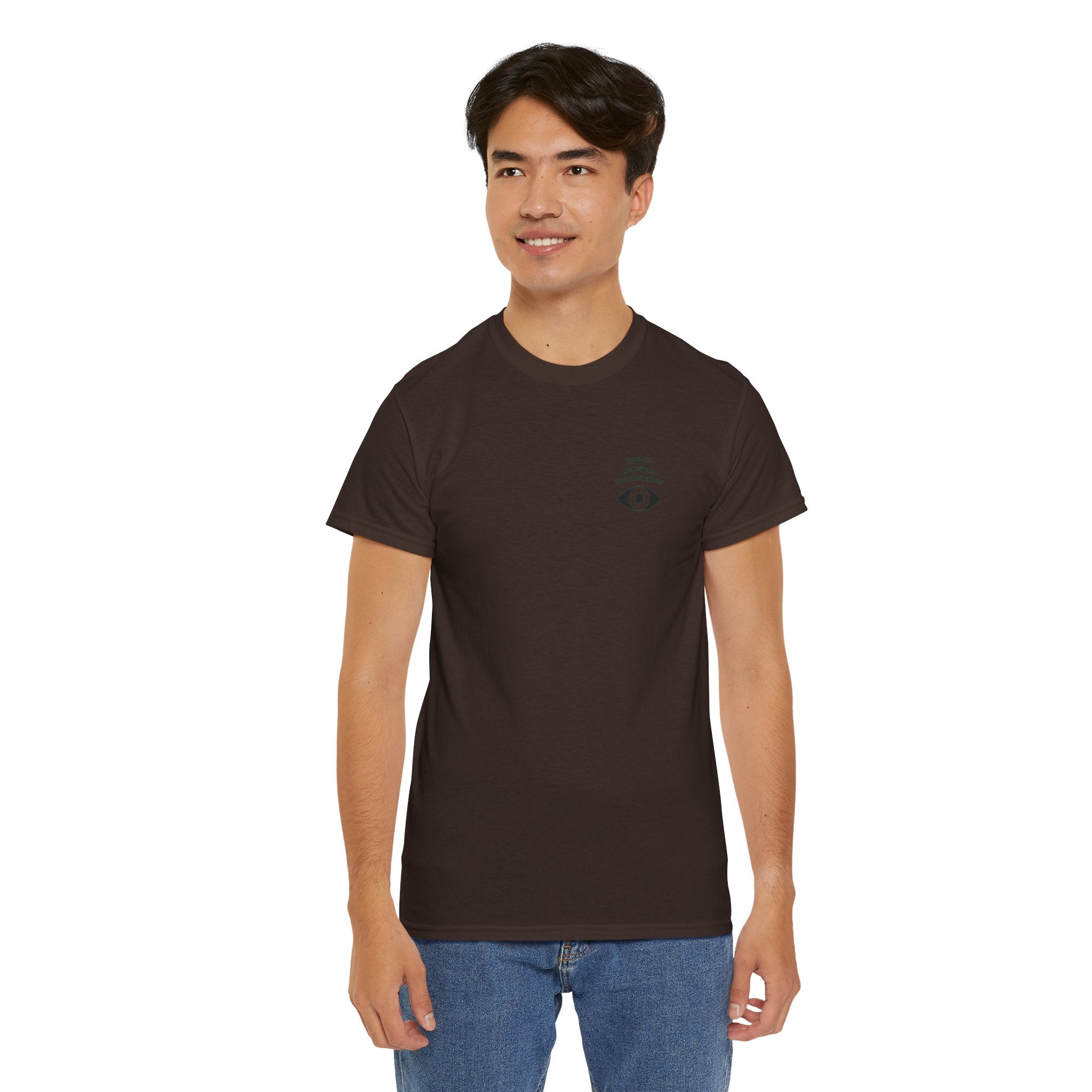 Unisex Heavy Cotton Tee (Back) - DMT Seer No.1