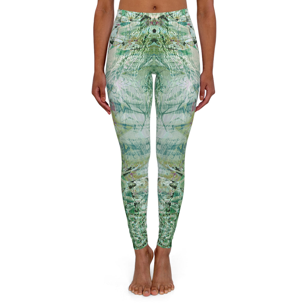 Spandex Leggings - Love Light Fractals No.7b