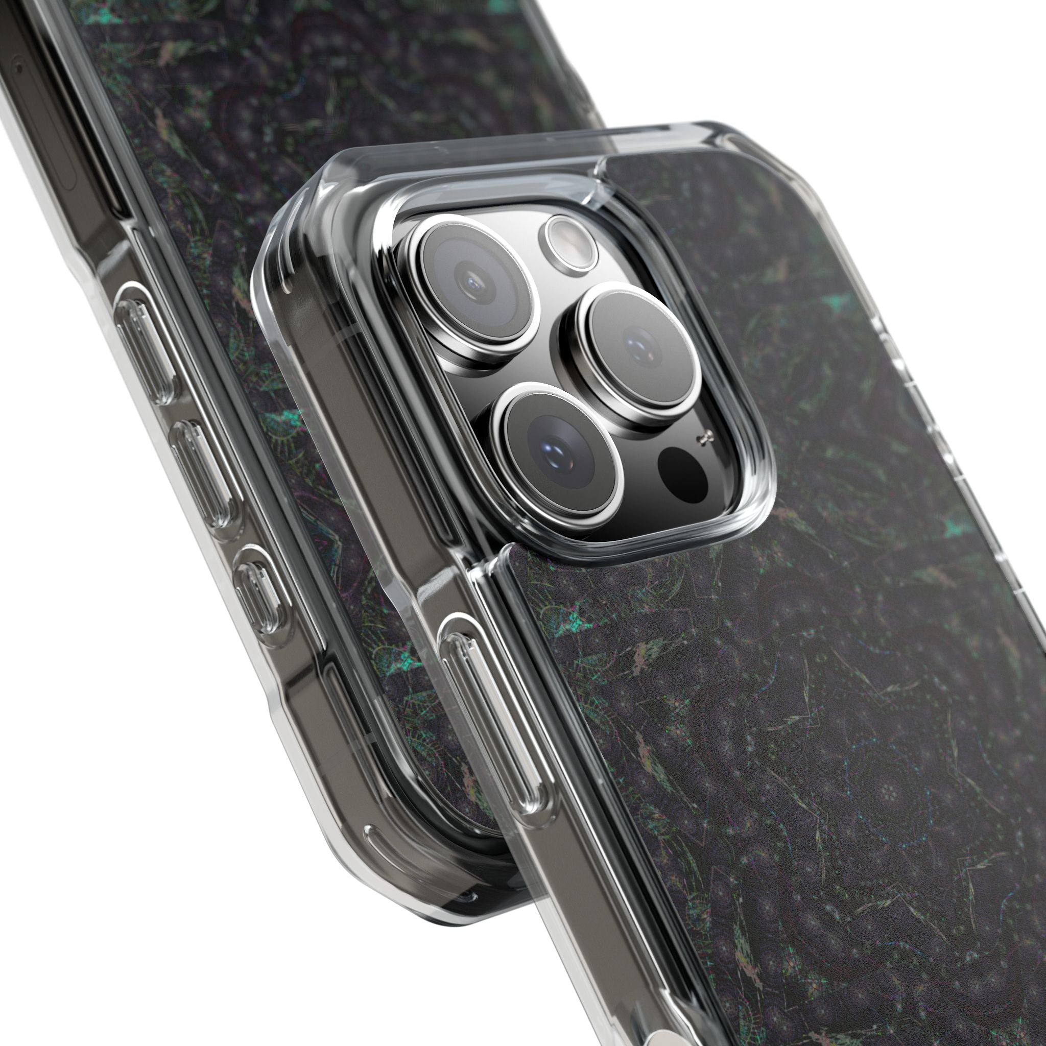 iPhone 16 Magnetic Clear Impact Case - P5 Kaleidoscopic No.31