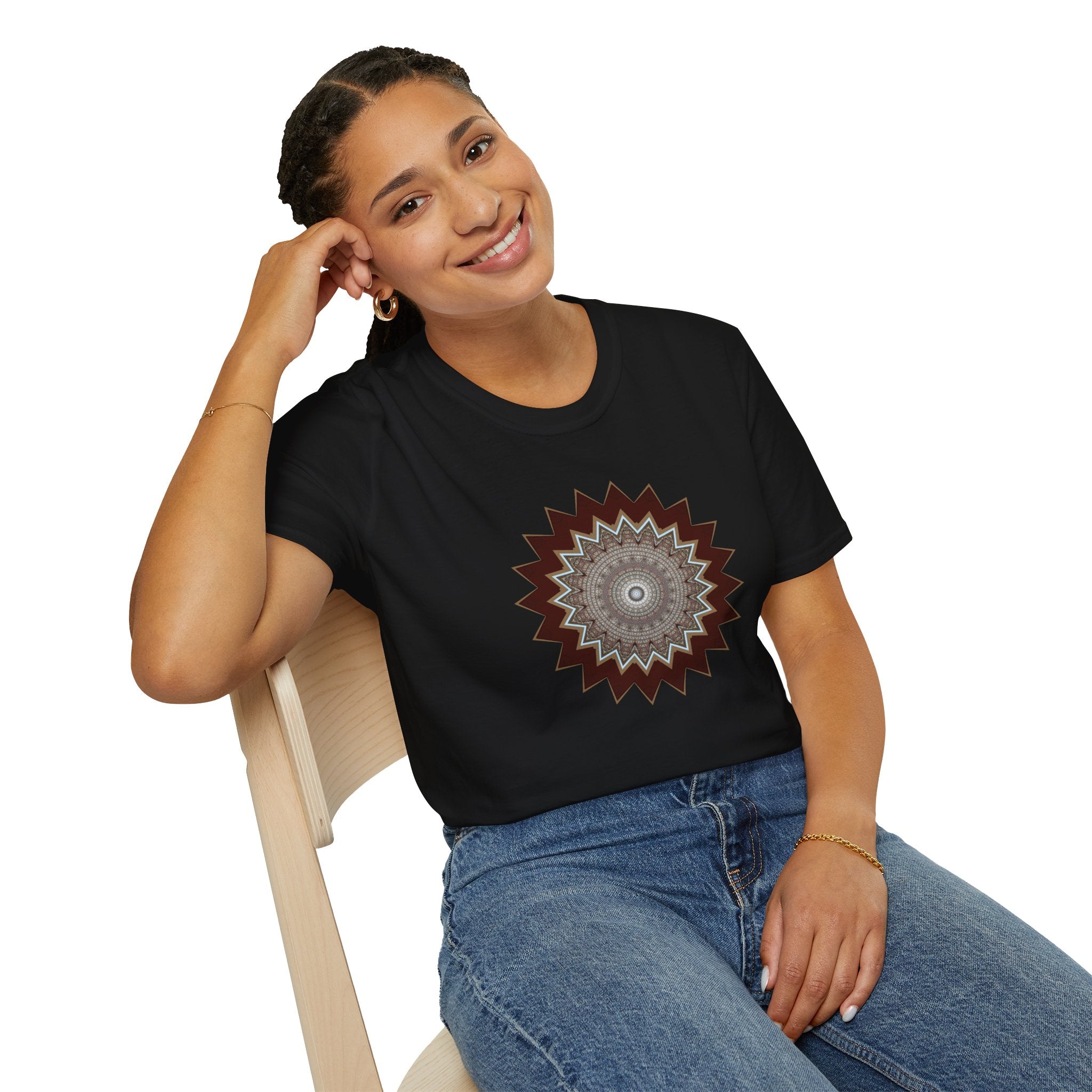 Unisex Softstyle T-Shirt - Mycelium Mandalas No.1