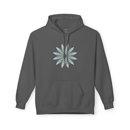 Unisex Midweight Softstyle Fleece Hoodie - Love Light Mandalas No.22