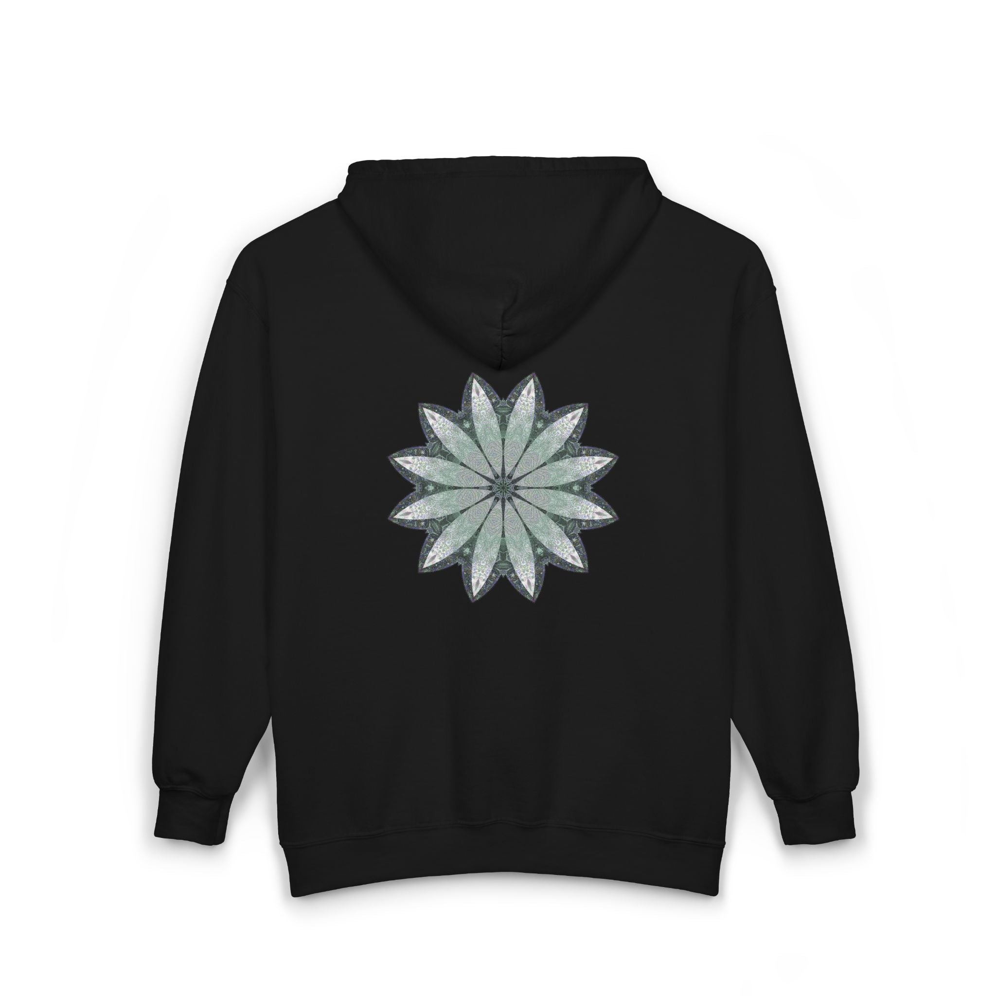 Unisex Heavy Blend™ Full Zip Hooded Sweatshirt - Love Light Mandalas No.22