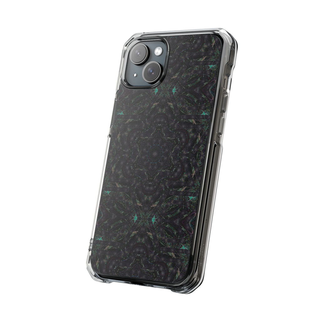 iPhone 15 Magnetic Clear Impact Case - P5 Kaleidoscopic No.31