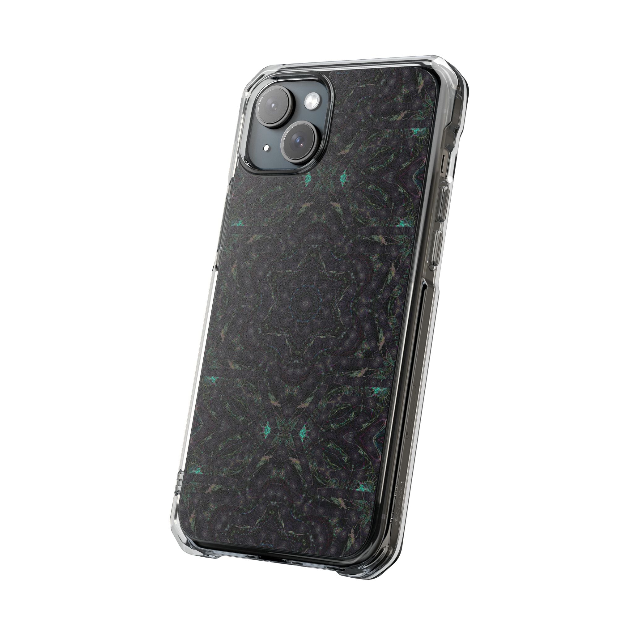 iPhone 15 Magnetic Clear Impact Case - P5 Kaleidoscopic No.31