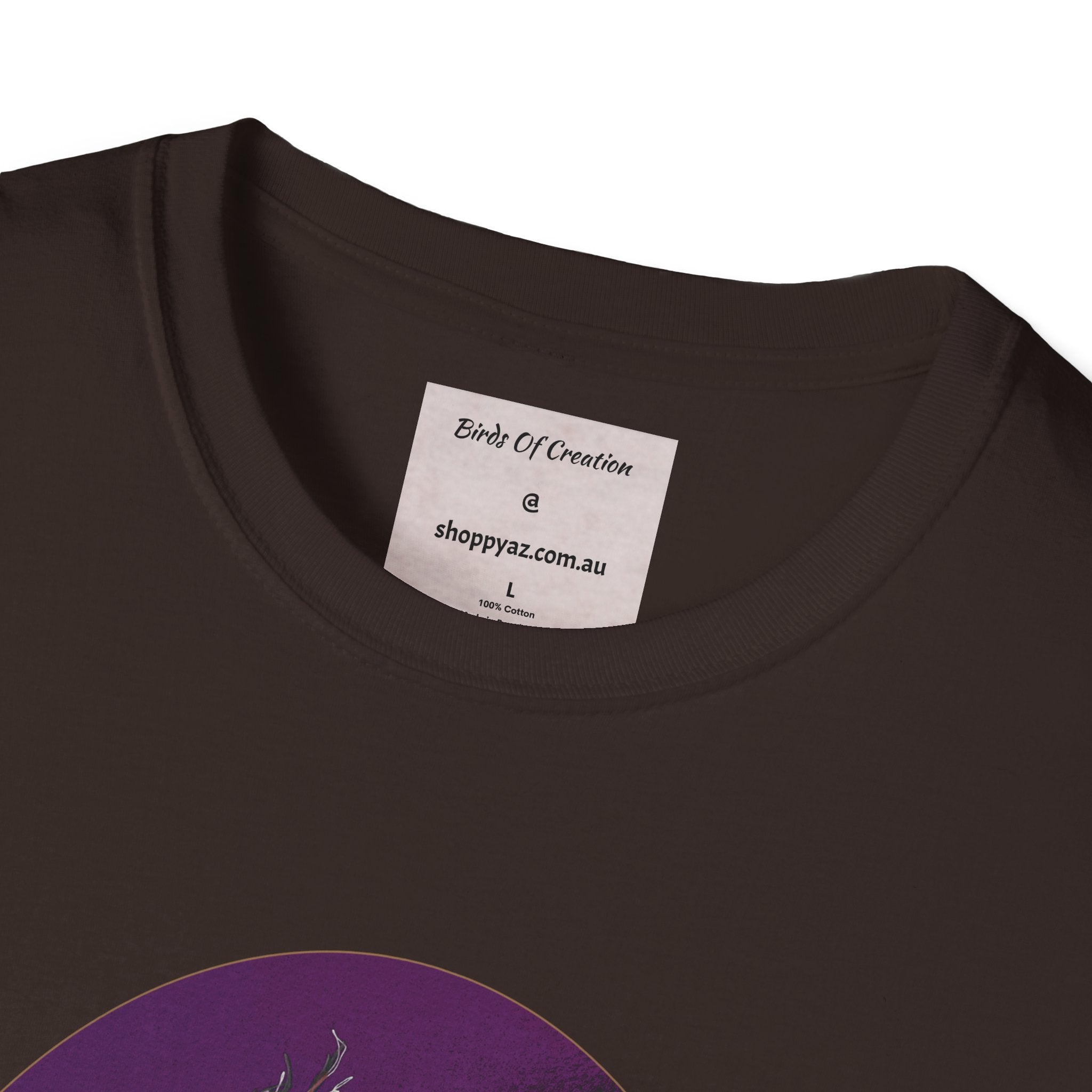 Unisex Softstyle T-Shirt - Birds Of Creation No.1a