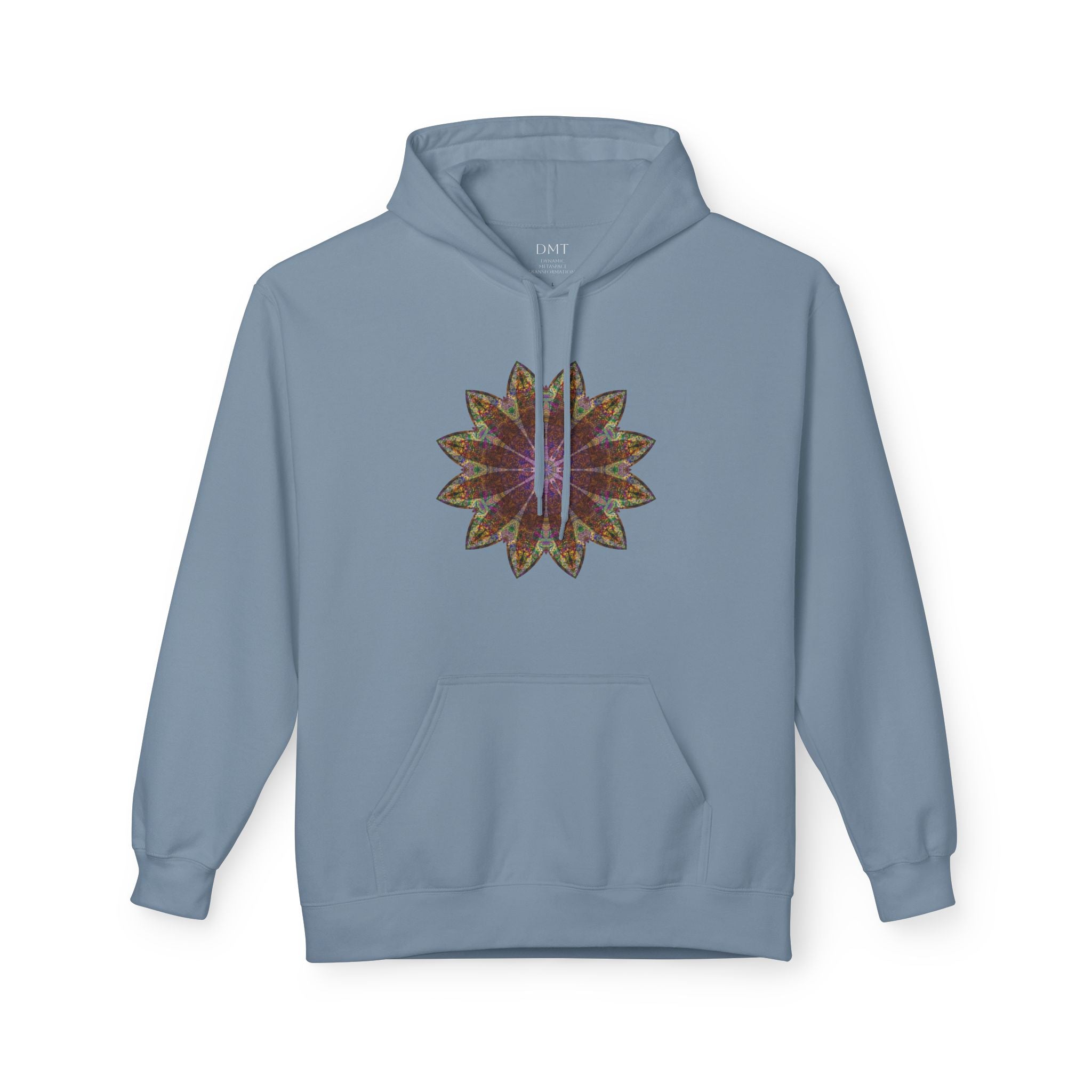 Unisex Midweight Softstyle Fleece Hoodie - Love Light Mandalas No.13