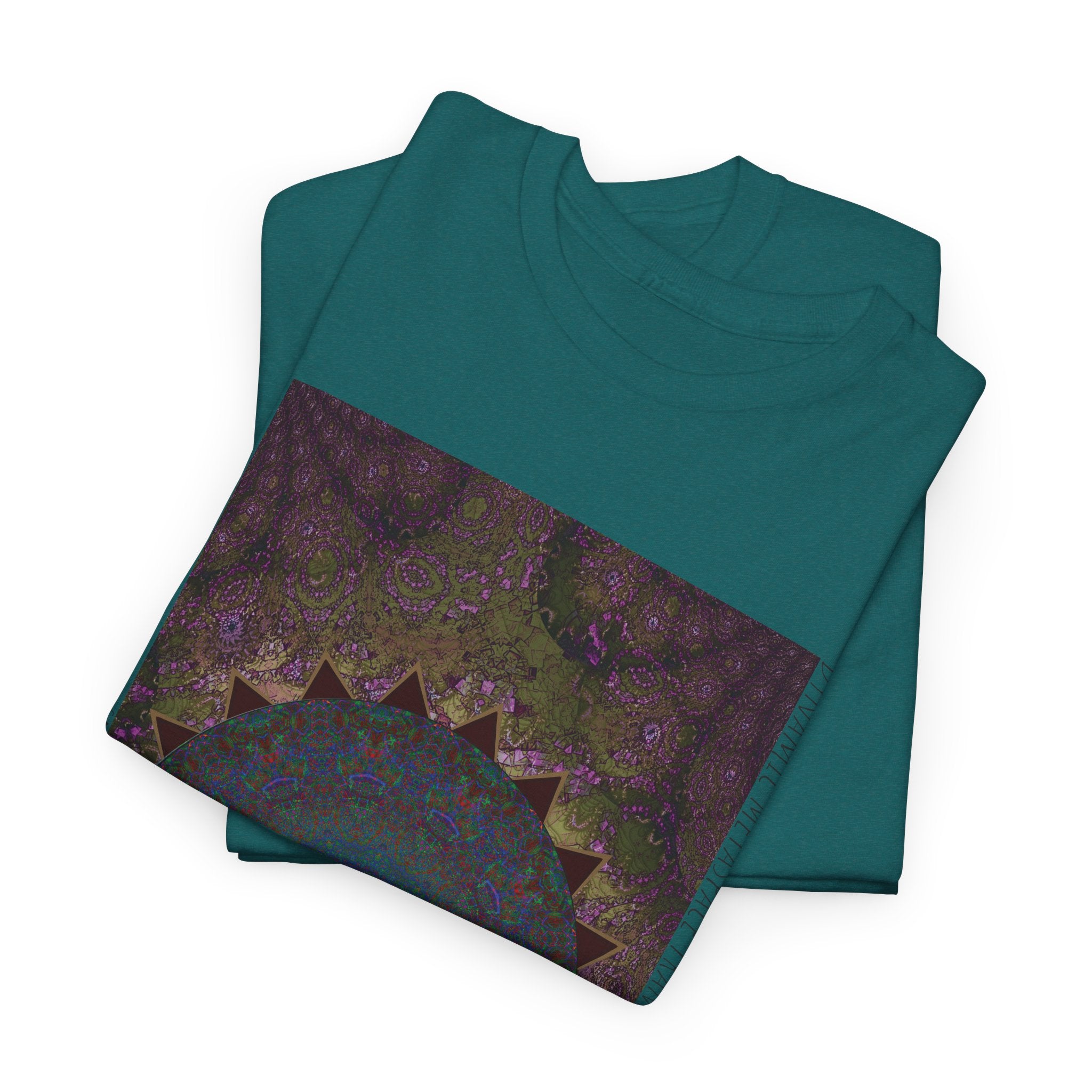 Unisex Heavy Cotton Tee - Love Light Spheres No. L8S1