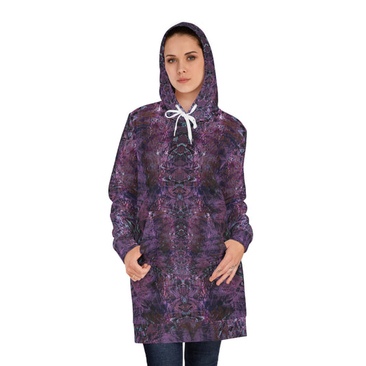 Women's Hoodie Dress - Love Light Fractals No.6