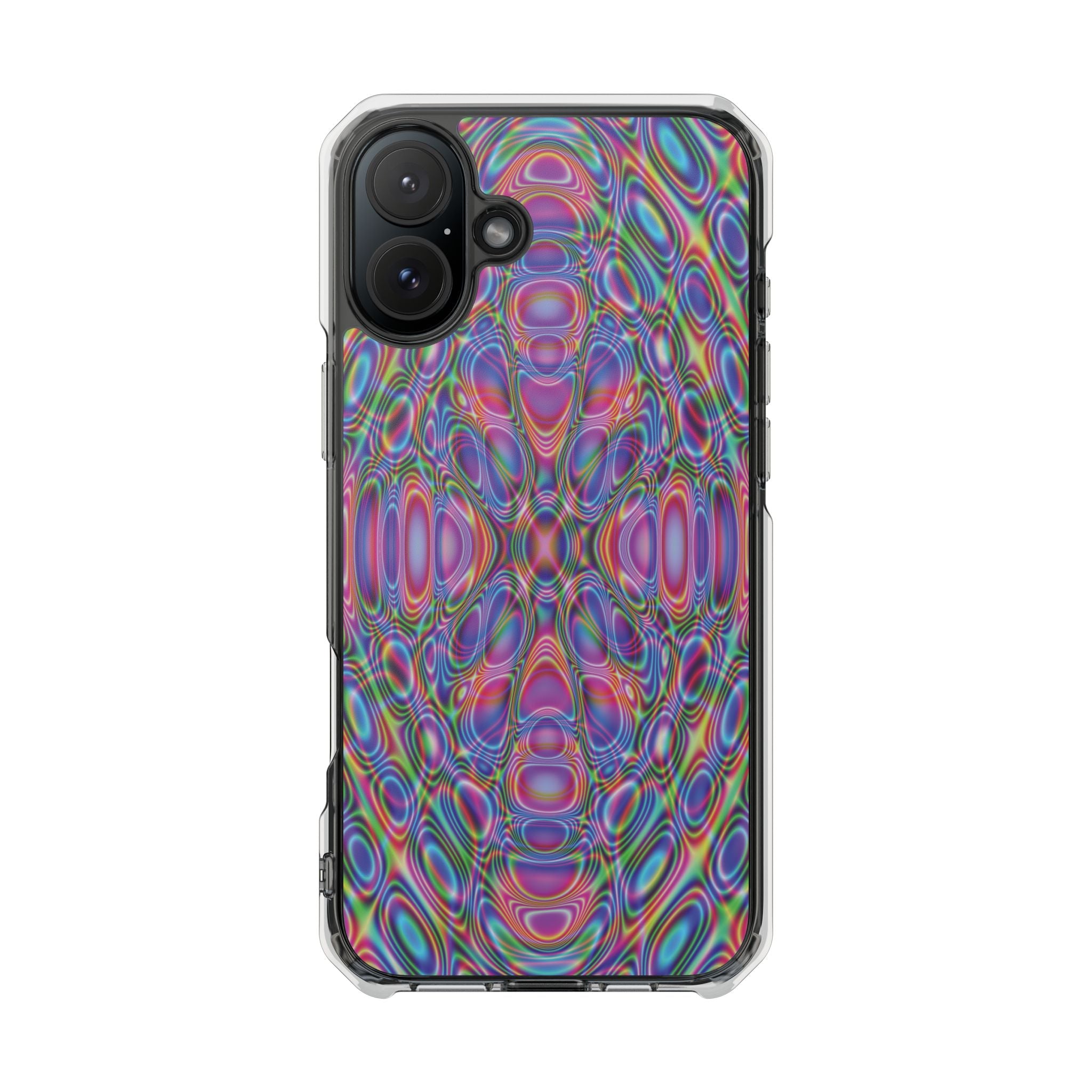 iPhone 16 Magnetic Clear Impact Case - DMT Seer No.1
