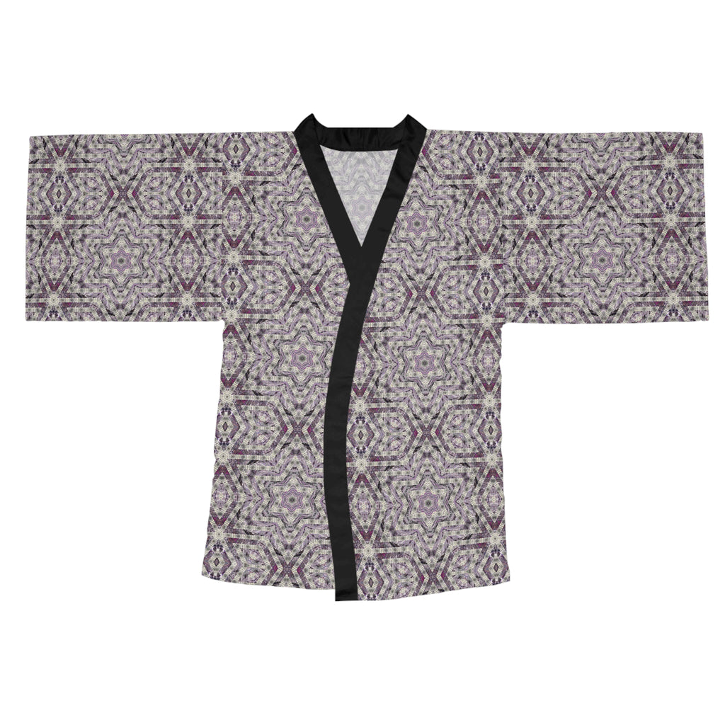 Long Sleeve Kimono Robe - P5 Kaleidoscopic No.22