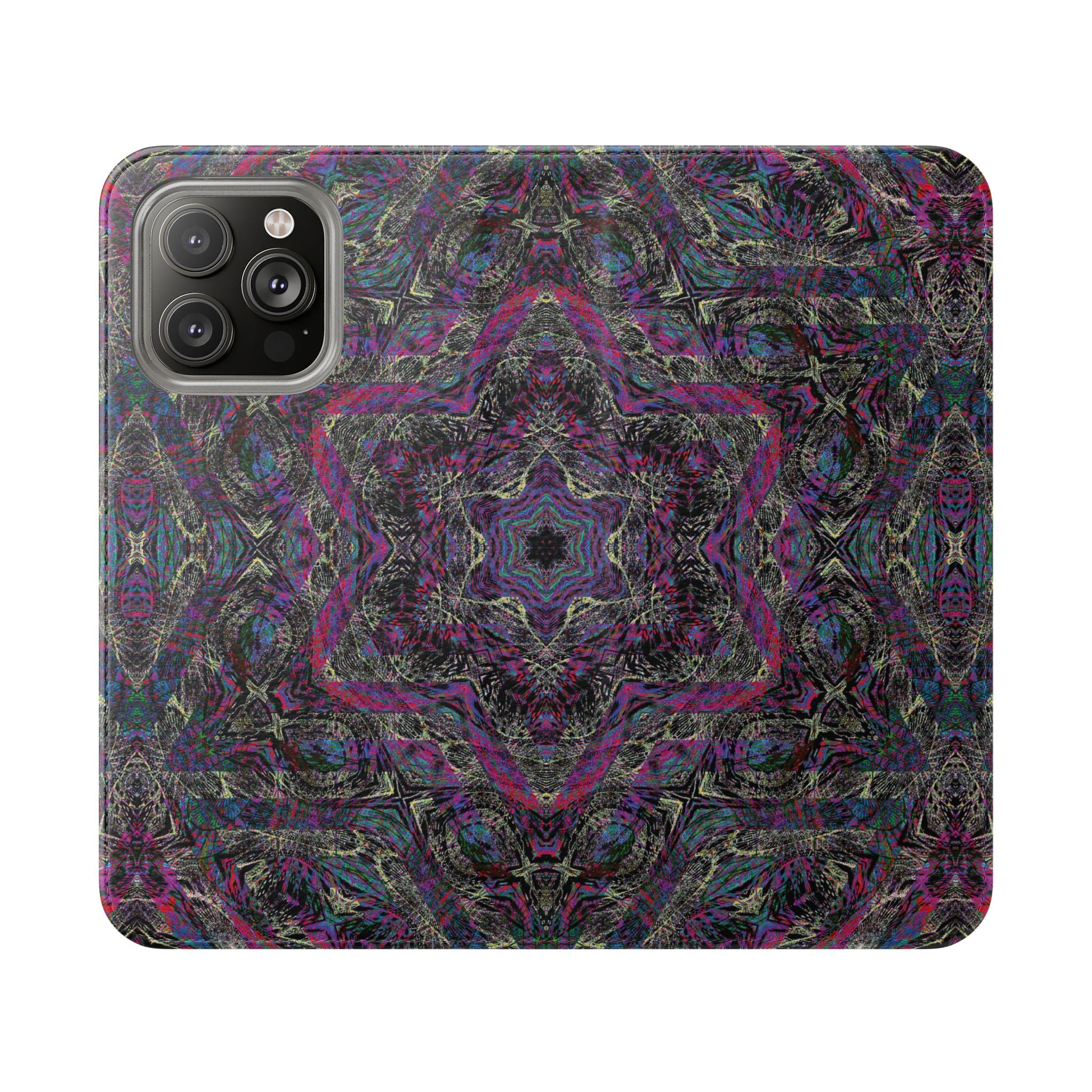 iPhone 14 Flip Case - P5 Kaleidoscopic No.33