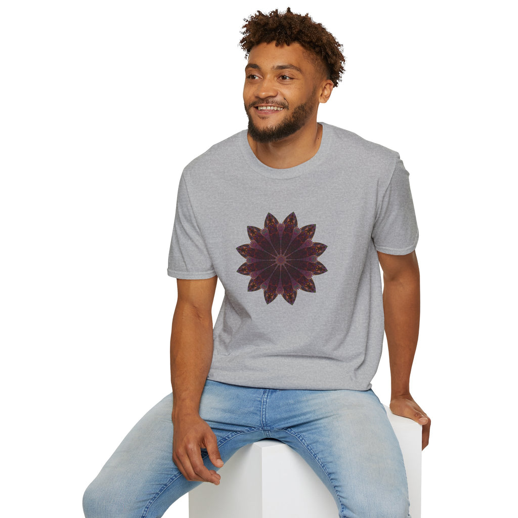 Unisex Softstyle T-Shirt - Love Light Mandalas No.5