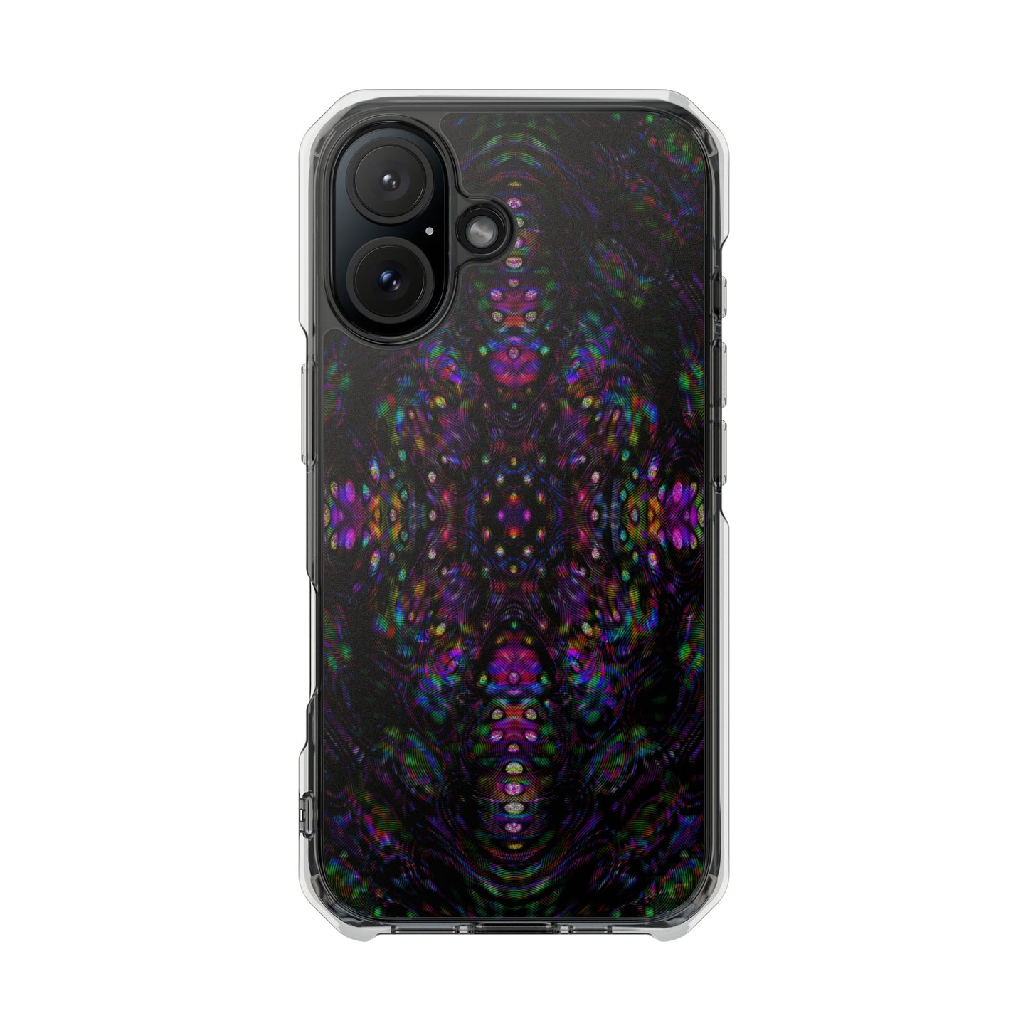 iPhone 16 Magnetic Clear Impact Case - DMT Scribe Tiles No.3