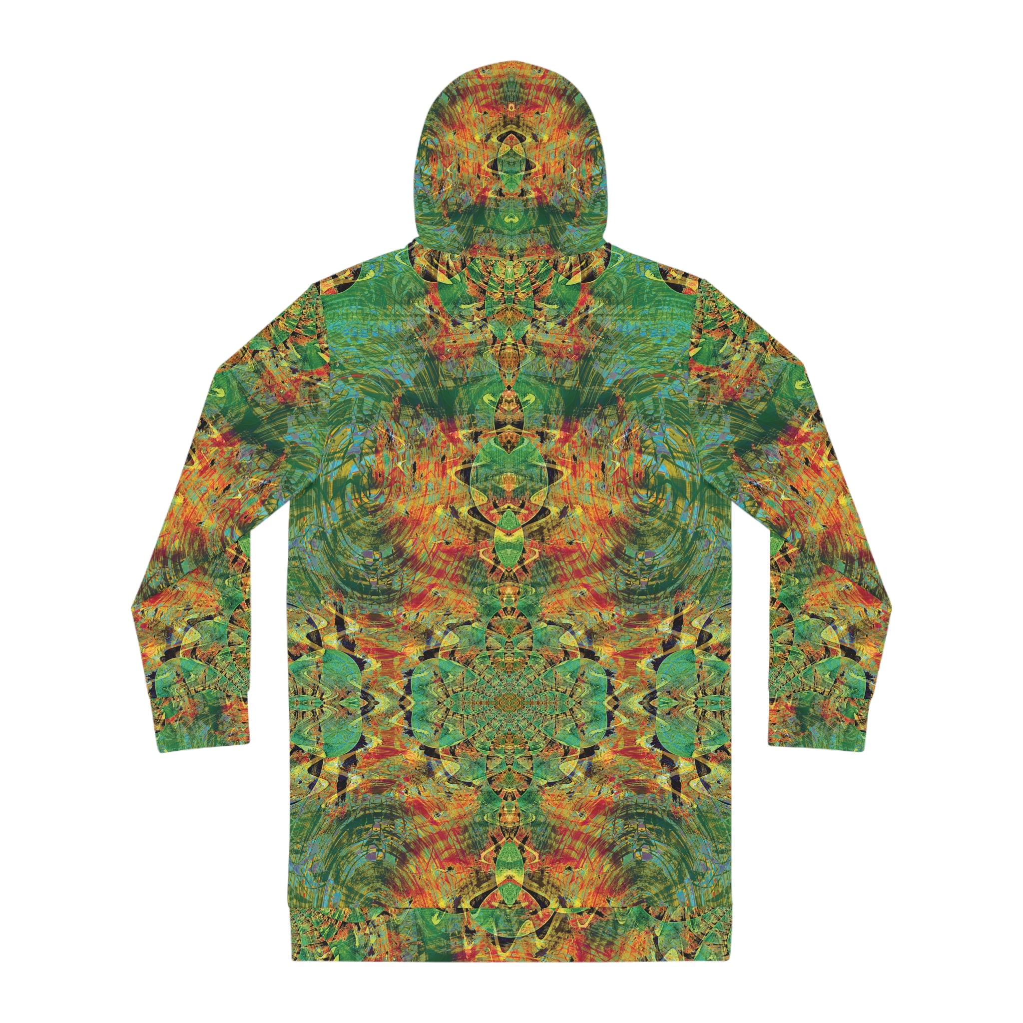 Women's Hoodie Dress - Love Light Fractals No.3