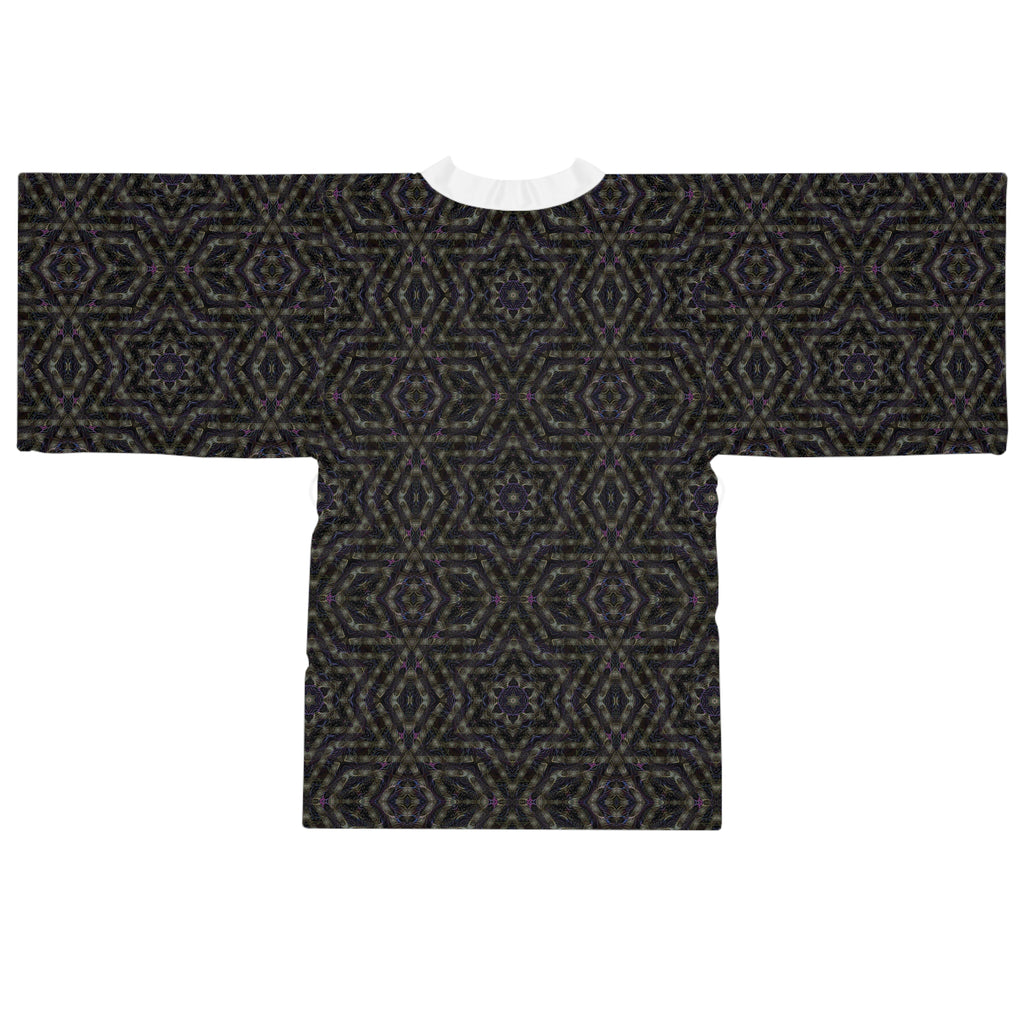 Long Sleeve Kimono Robe - P5 Kaleidoscopic No.12