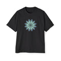 Men's Heavy Oversized Tee - Love Light Mandalas No.20