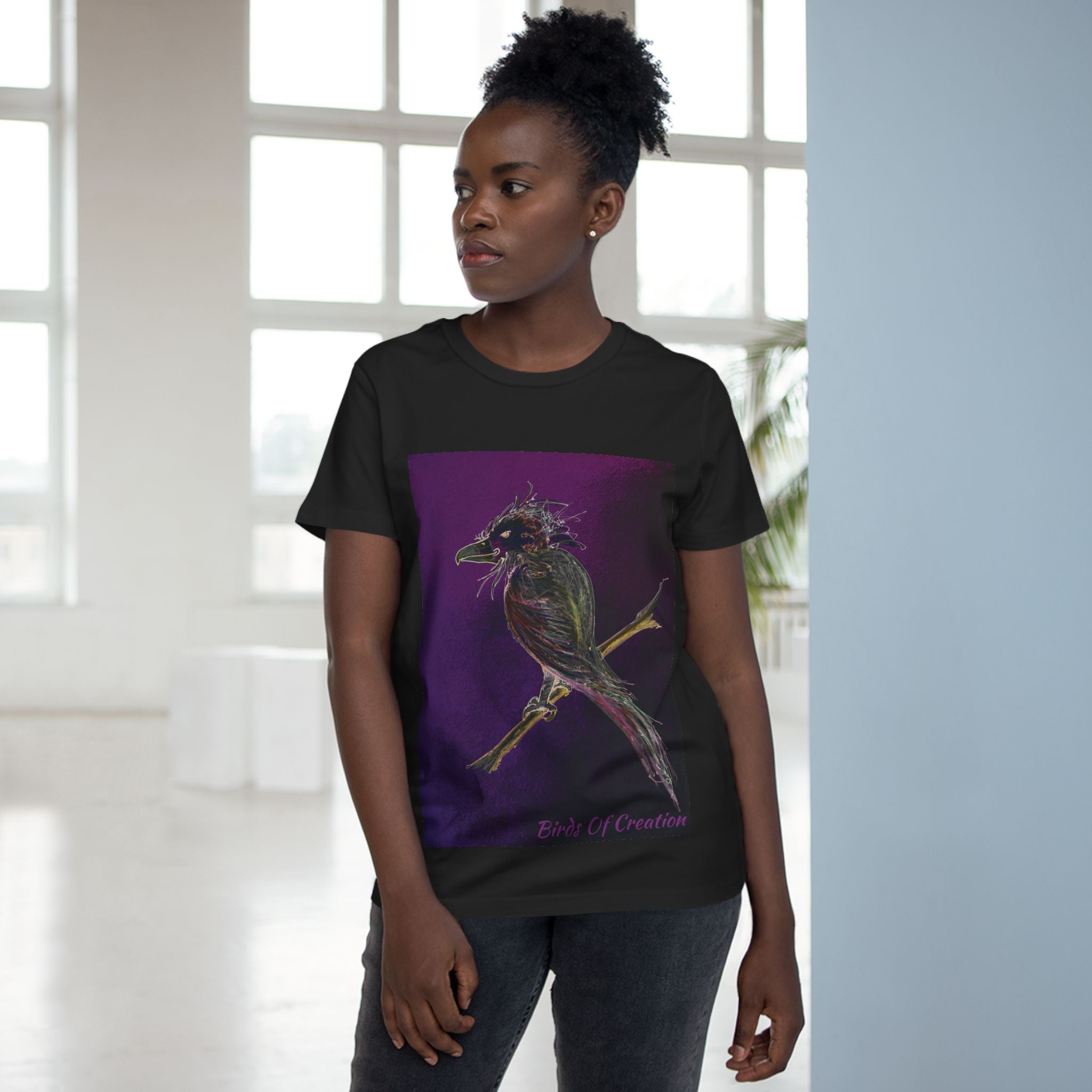 Women’s Maple Tee - Birds Of Creation No.1