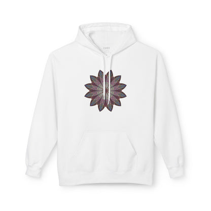 Unisex Midweight Softstyle Fleece Hoodie - Love Light Mandalas No.9