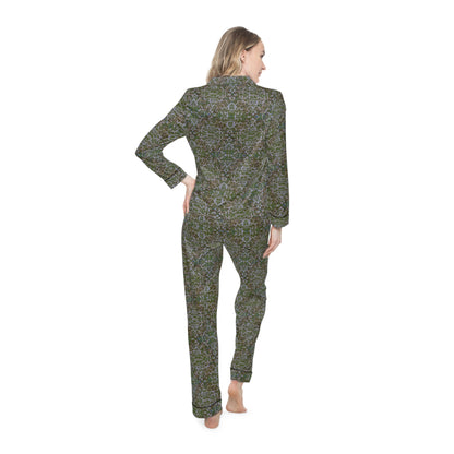 Women's Satin Pajamas - Hidden Weave No.7