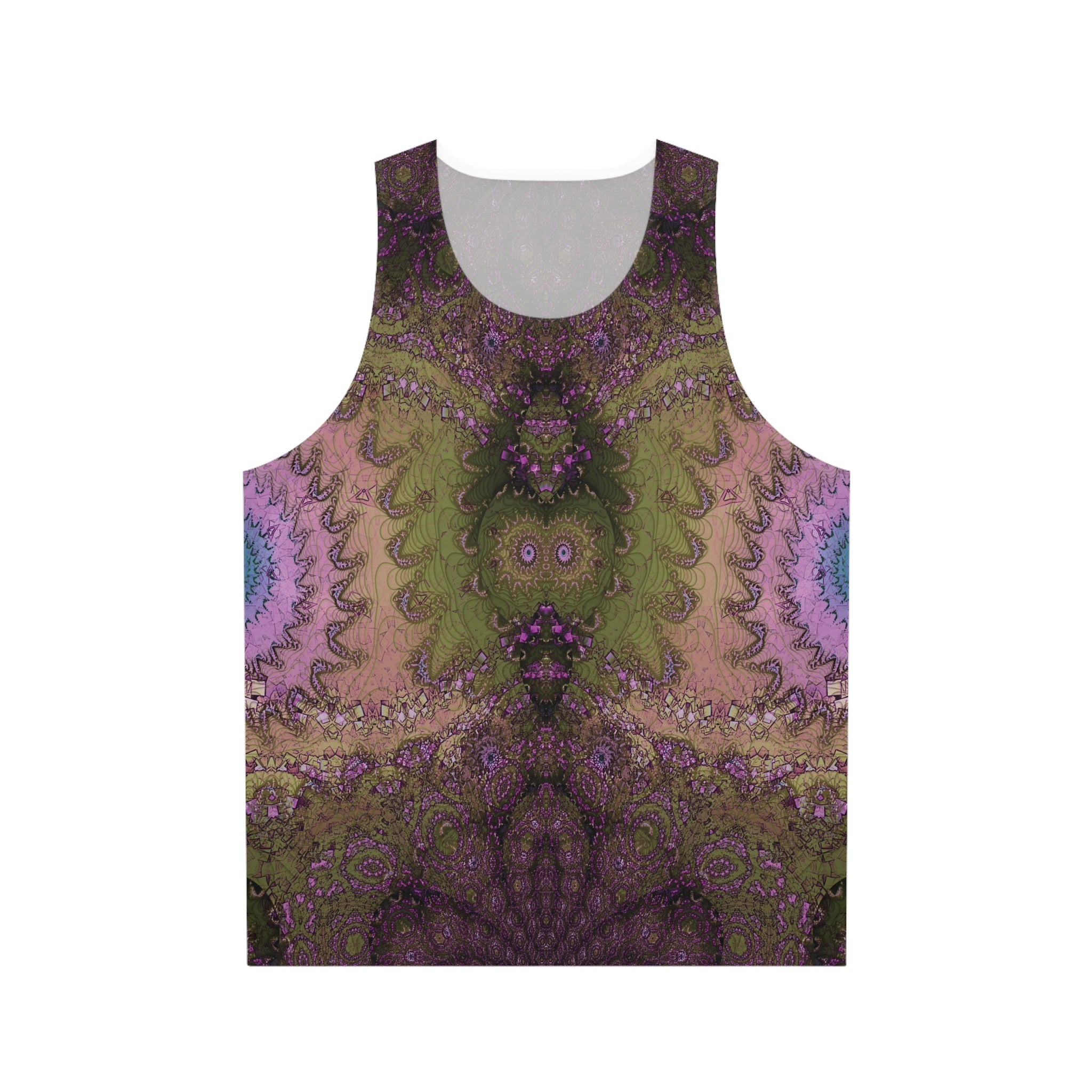 Unisex Tank Top - Love Light Fractals No.8