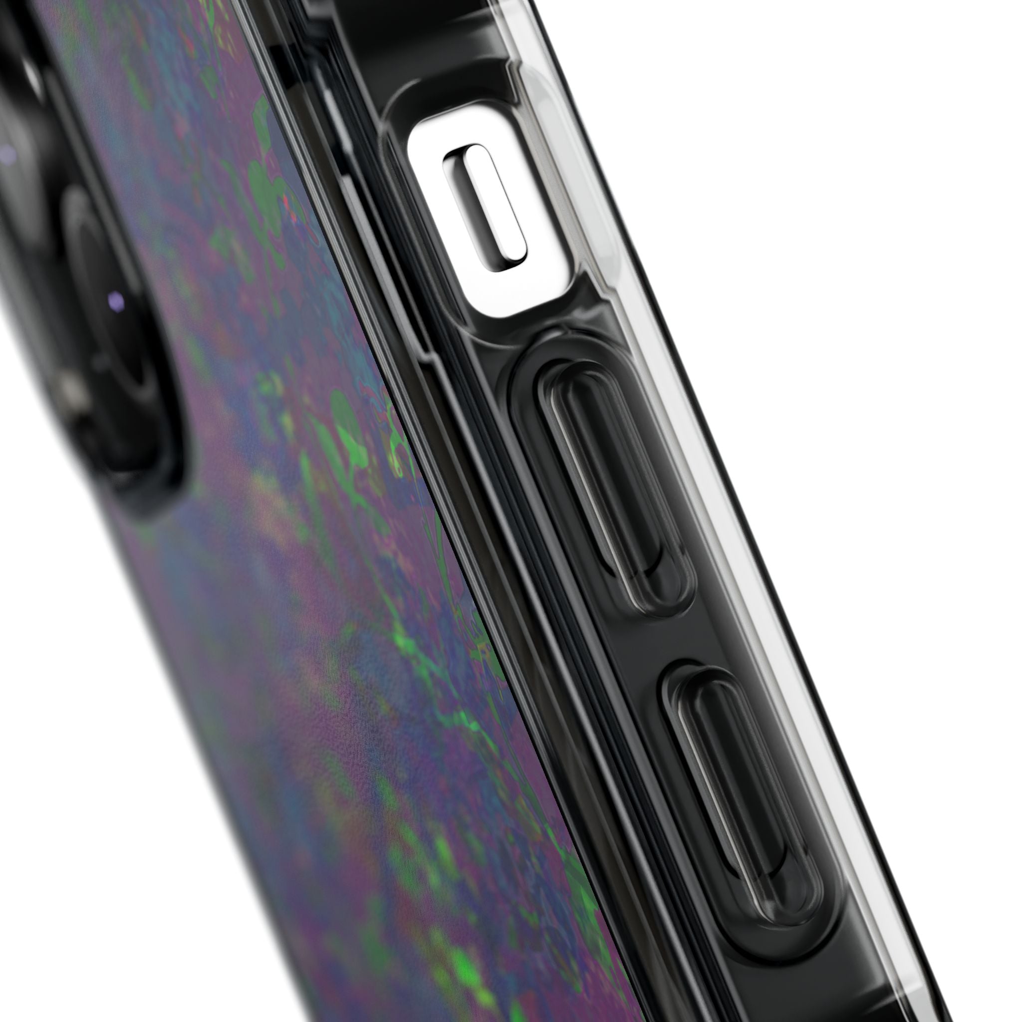 iPhone 14 Magnetic Clear Impact Case - Hidden Weave Series V3 No.23