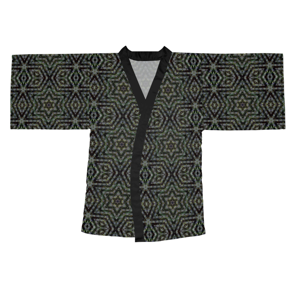 Long Sleeve Kimono Robe - P5 Kaleidoscopic No.10
