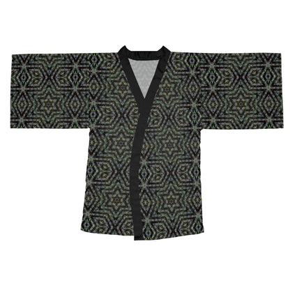 Long Sleeve Kimono Robe - P5 Kaleidoscopic No.10