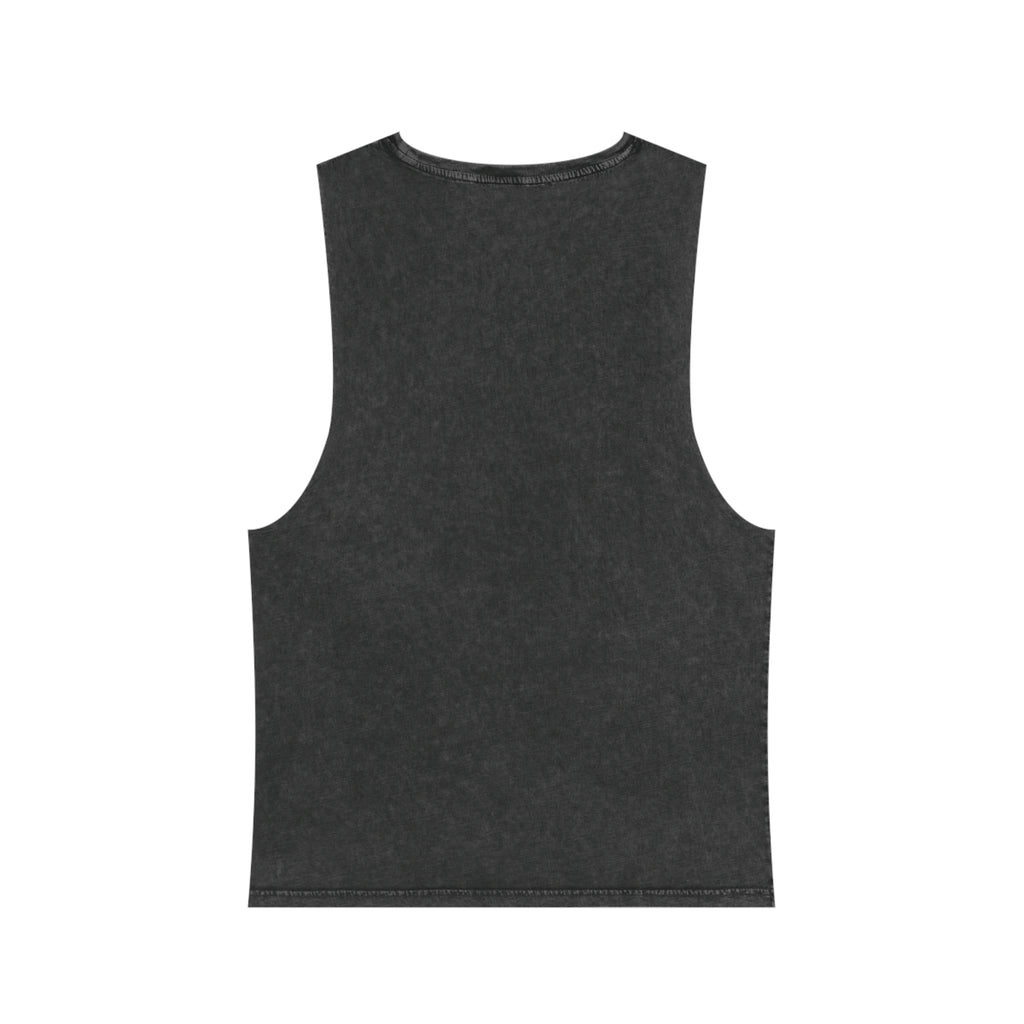 Unisex Stonewash Tank Top - Mycelium Mandalas No.1