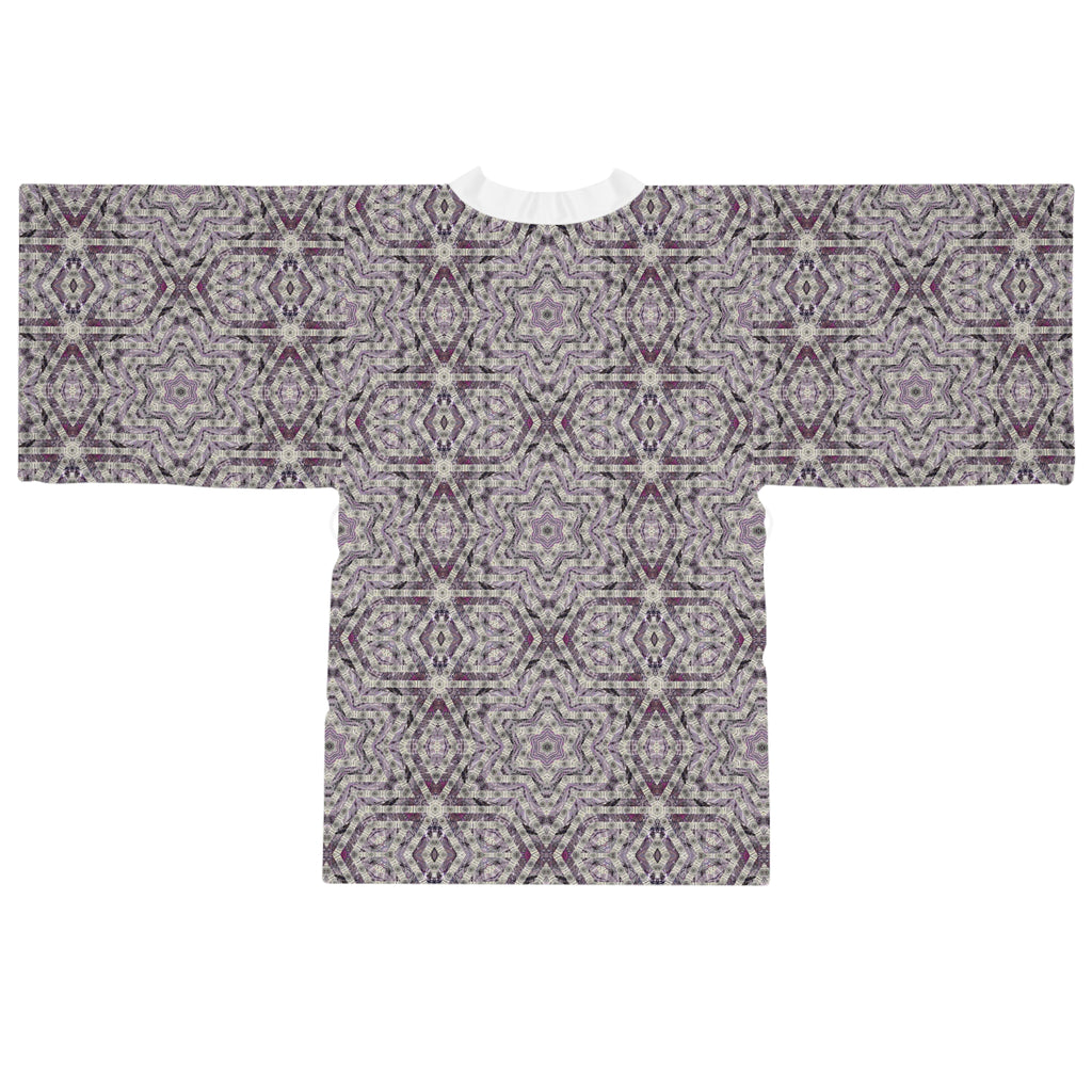 Long Sleeve Kimono Robe - P5 Kaleidoscopic No.22
