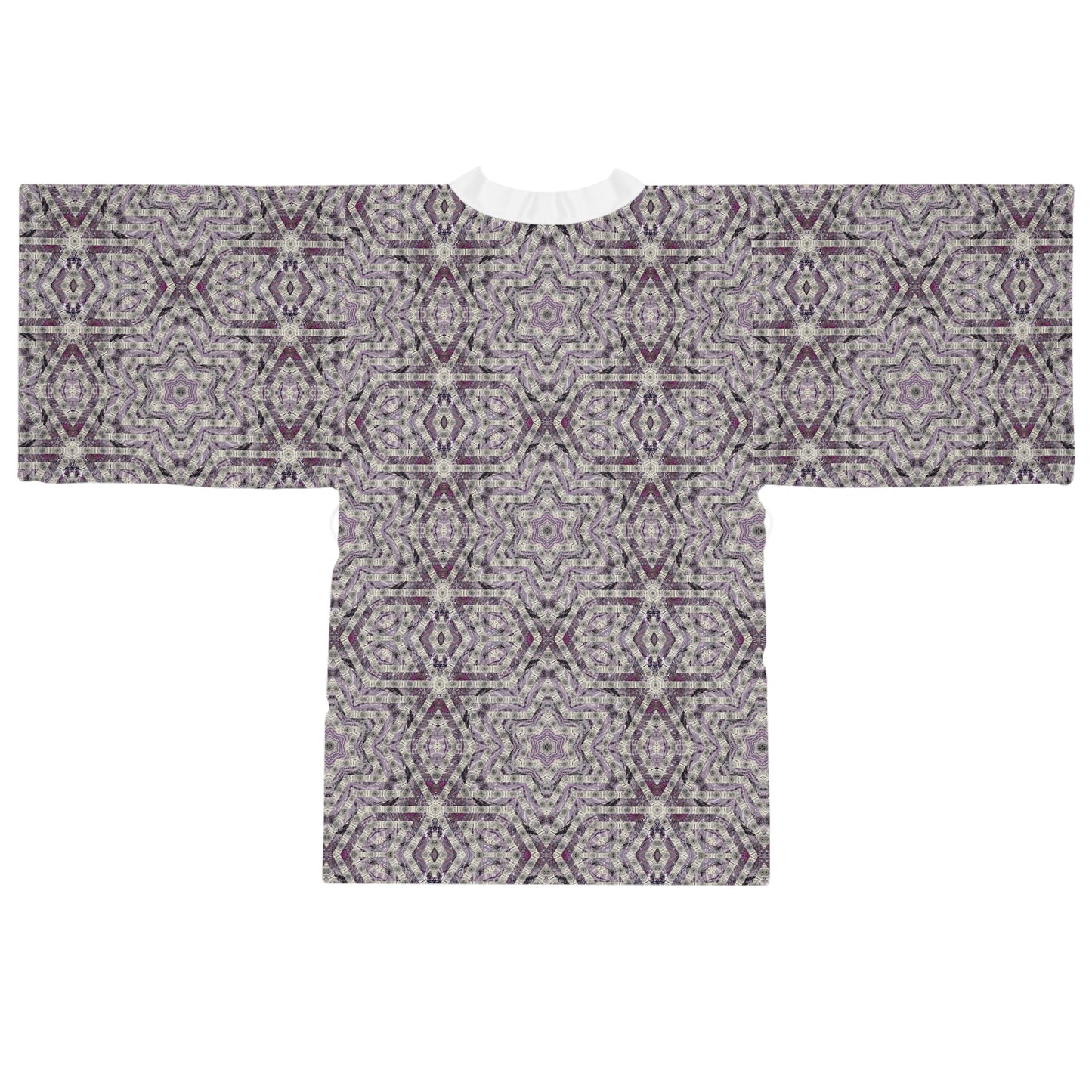 Long Sleeve Kimono Robe - P5 Kaleidoscopic No.22