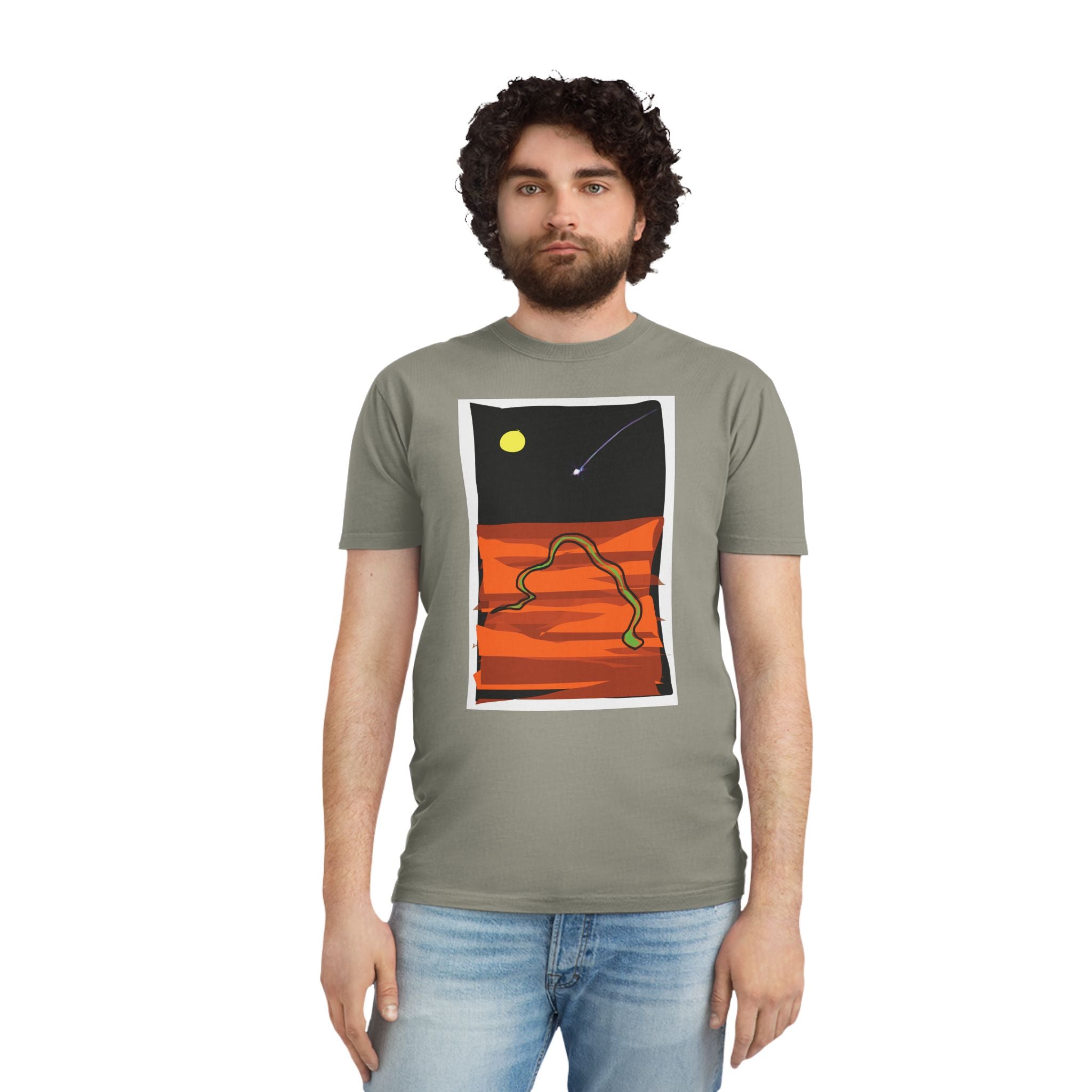 Unisex Faded Shirt -The Traveller Series (Shooting Star)