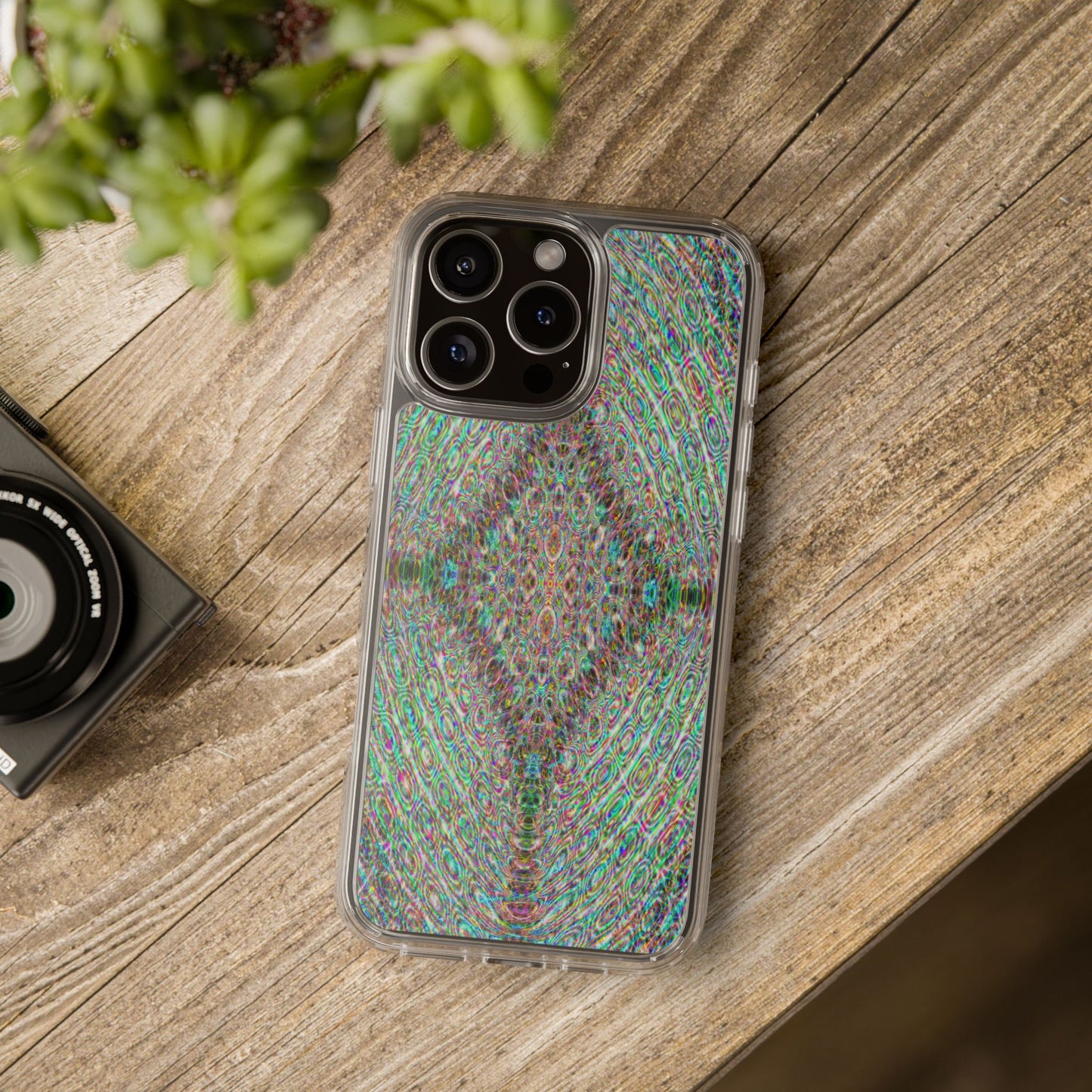 iPhone 16 Clear Case – DMT Seer No.14