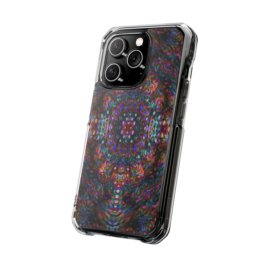 iPhone 14 Magnetic Clear Impact Case - DMT Scribe Tiles No.1