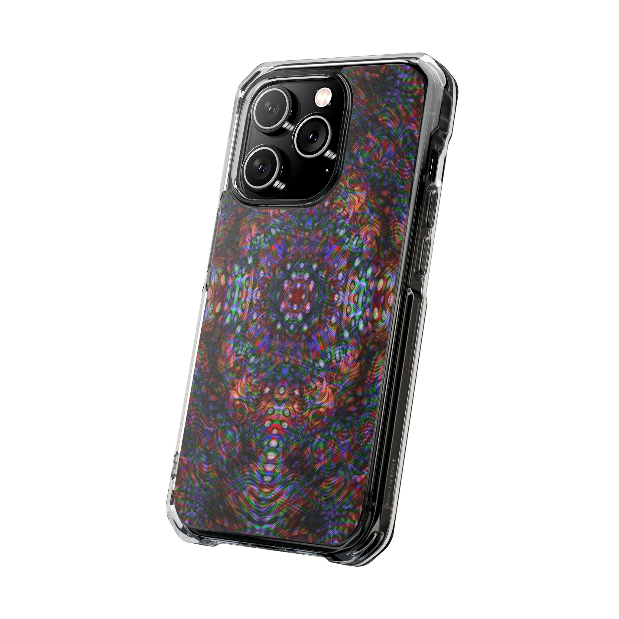 iPhone 14 Magnetic Clear Impact Case - DMT Scribe Tiles No.1