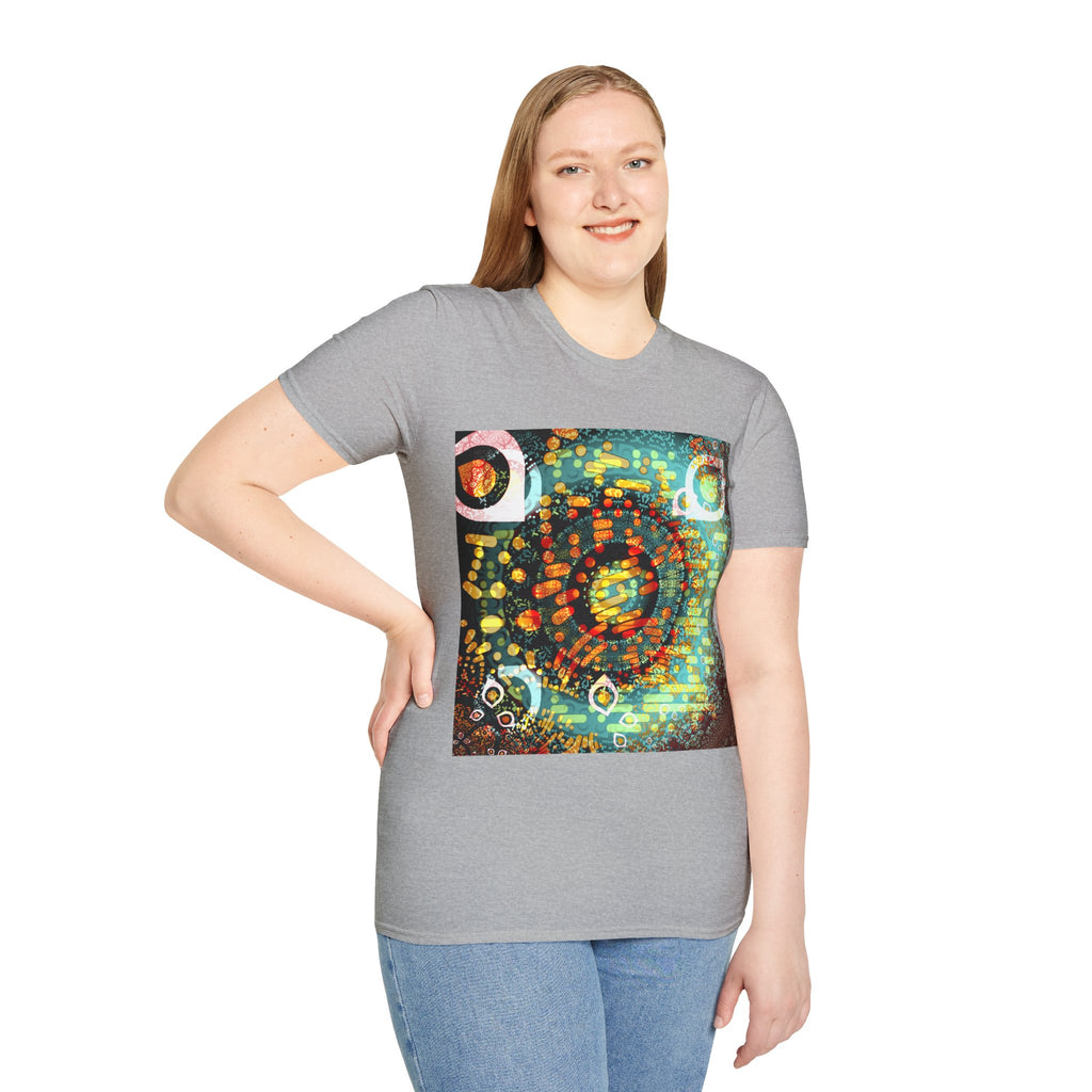 Unisex Softstyle T-Shirt - Psychedelic QR No.1