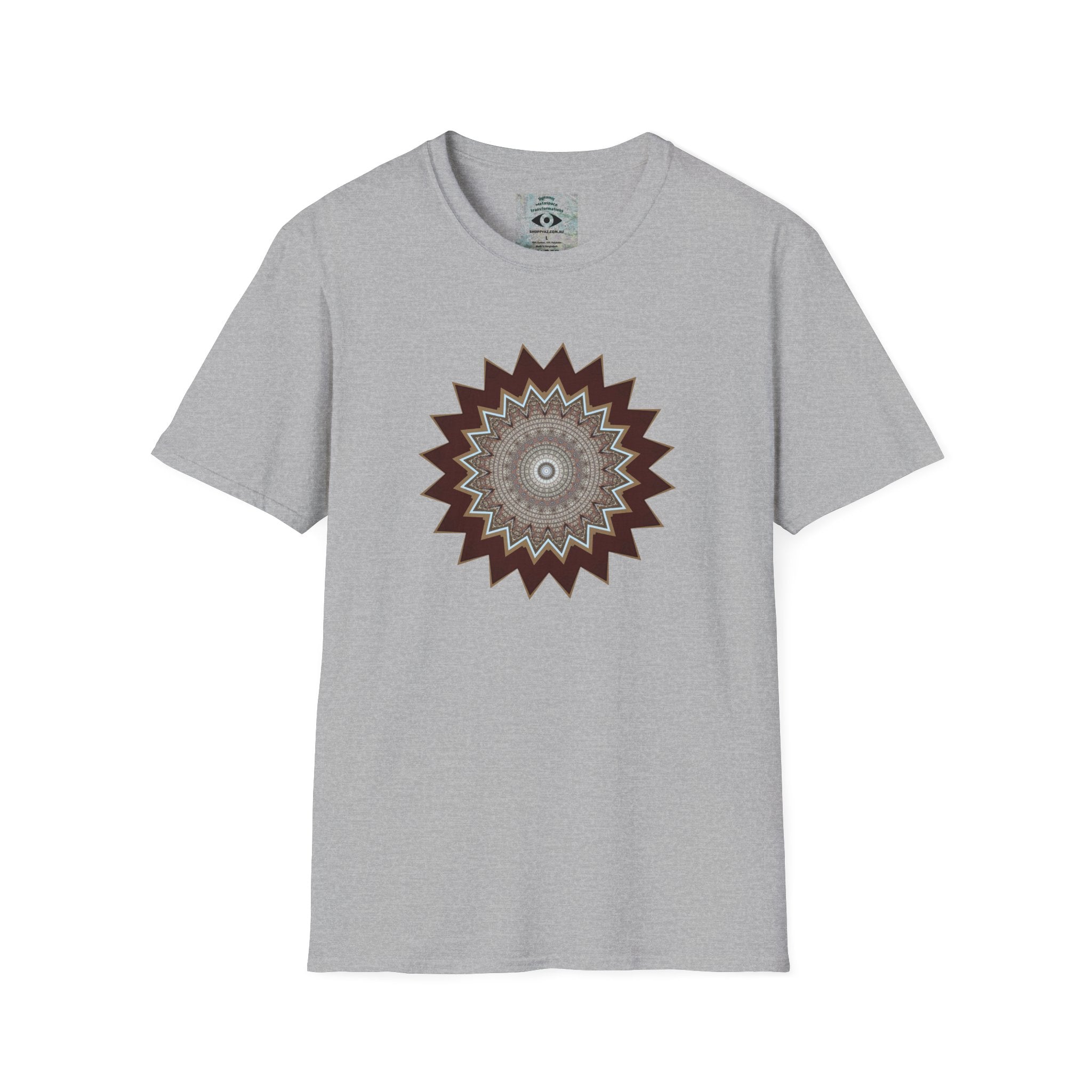 Unisex Softstyle T-Shirt - Mycelium Mandalas No.1