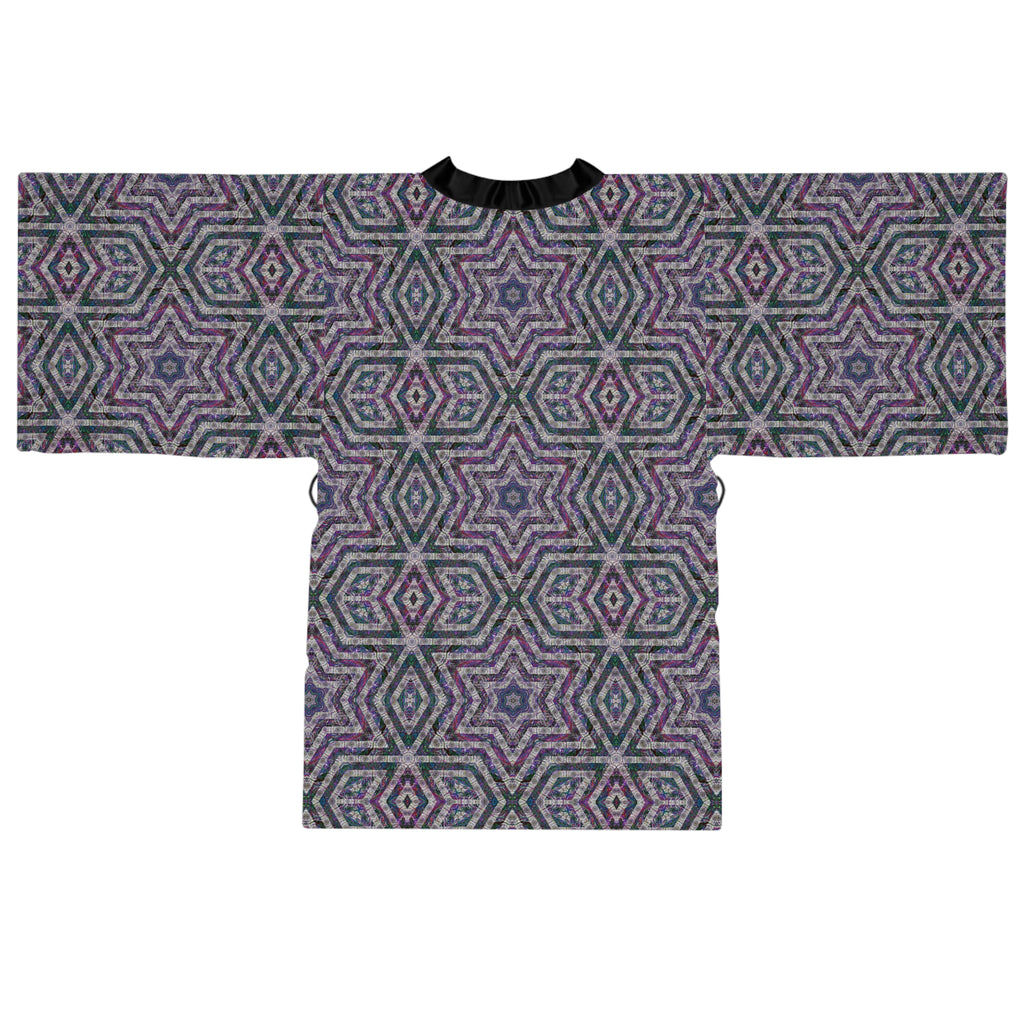 Long Sleeve Kimono Robe - P5 Kaleidoscopic No.26