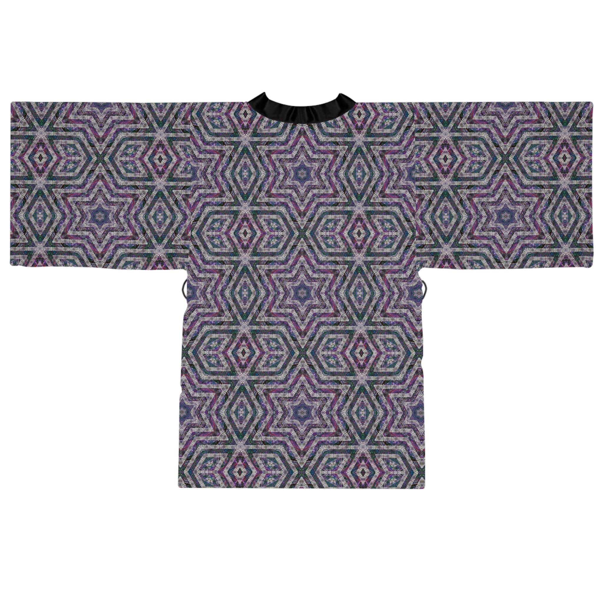 Long Sleeve Kimono Robe - P5 Kaleidoscopic No.26