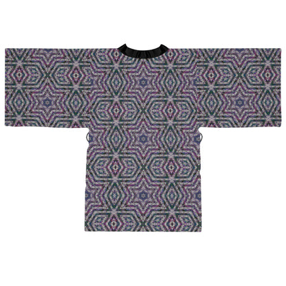 Long Sleeve Kimono Robe - P5 Kaleidoscopic No.26